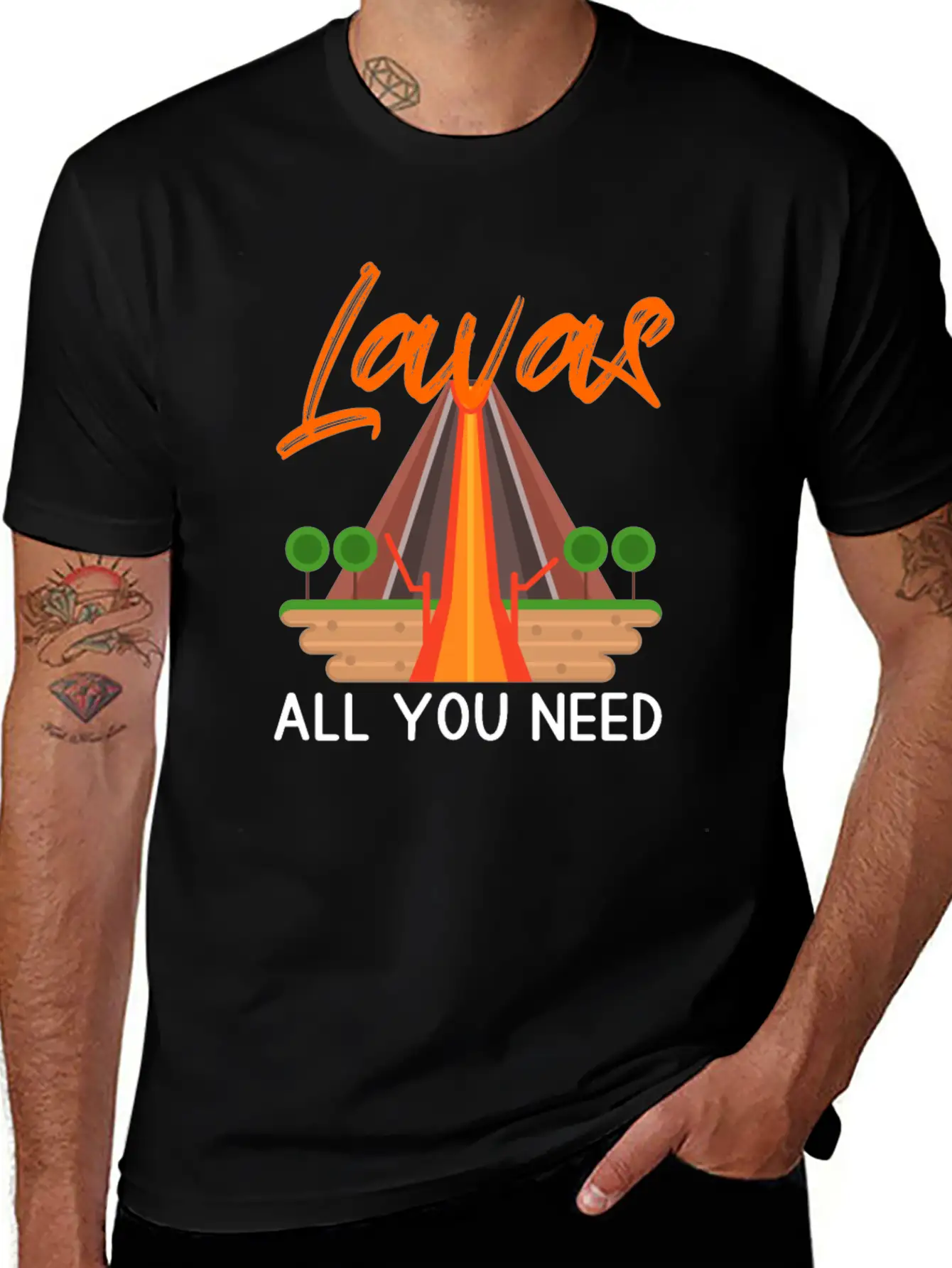 Volcano Volcanoes Volcano Lover Shirt Funny Volcan Comfortable Minimalist Graphic Tee – Summer Style Essential
