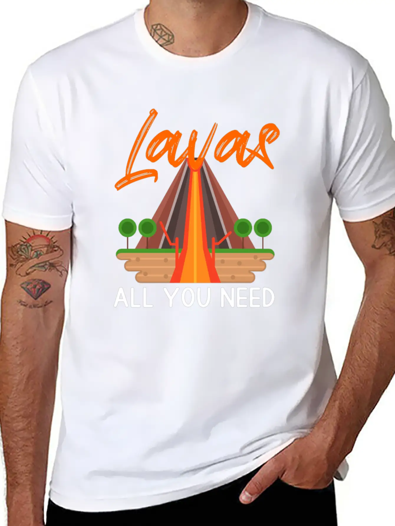 Volcano Volcanoes Volcano Lover Shirt Funny Volcan Comfortable Minimalist Graphic Tee – Summer Style Essential