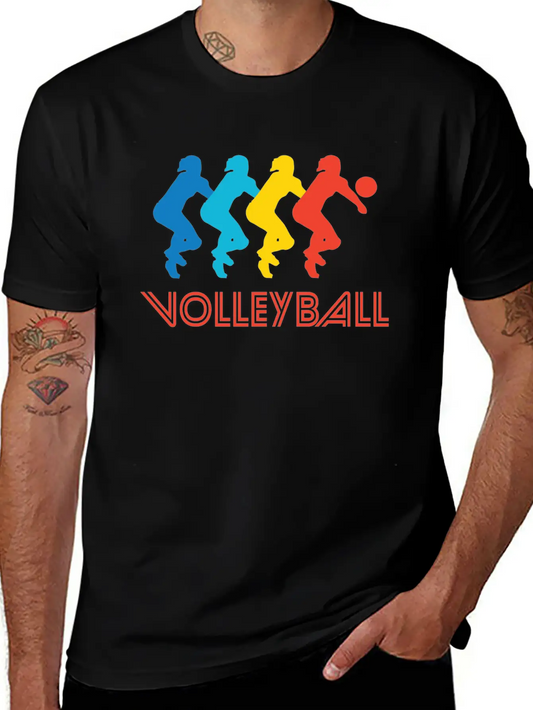 Volleyball Pop Art Stylish Everyday T-Shirt – Unisex Basic Cotton Tee