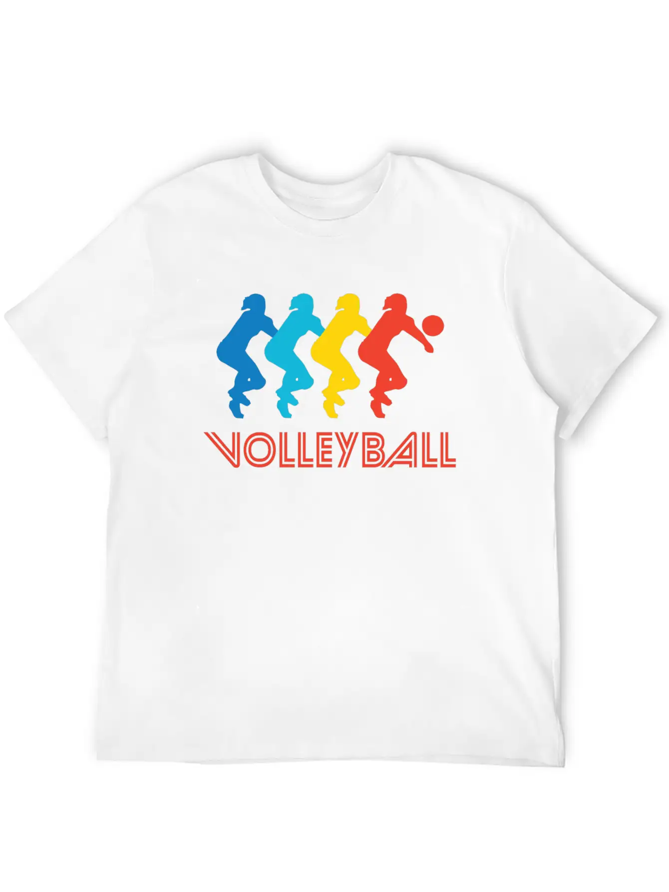 Volleyball Pop Art Stylish Everyday T-Shirt – Unisex Basic Cotton Tee