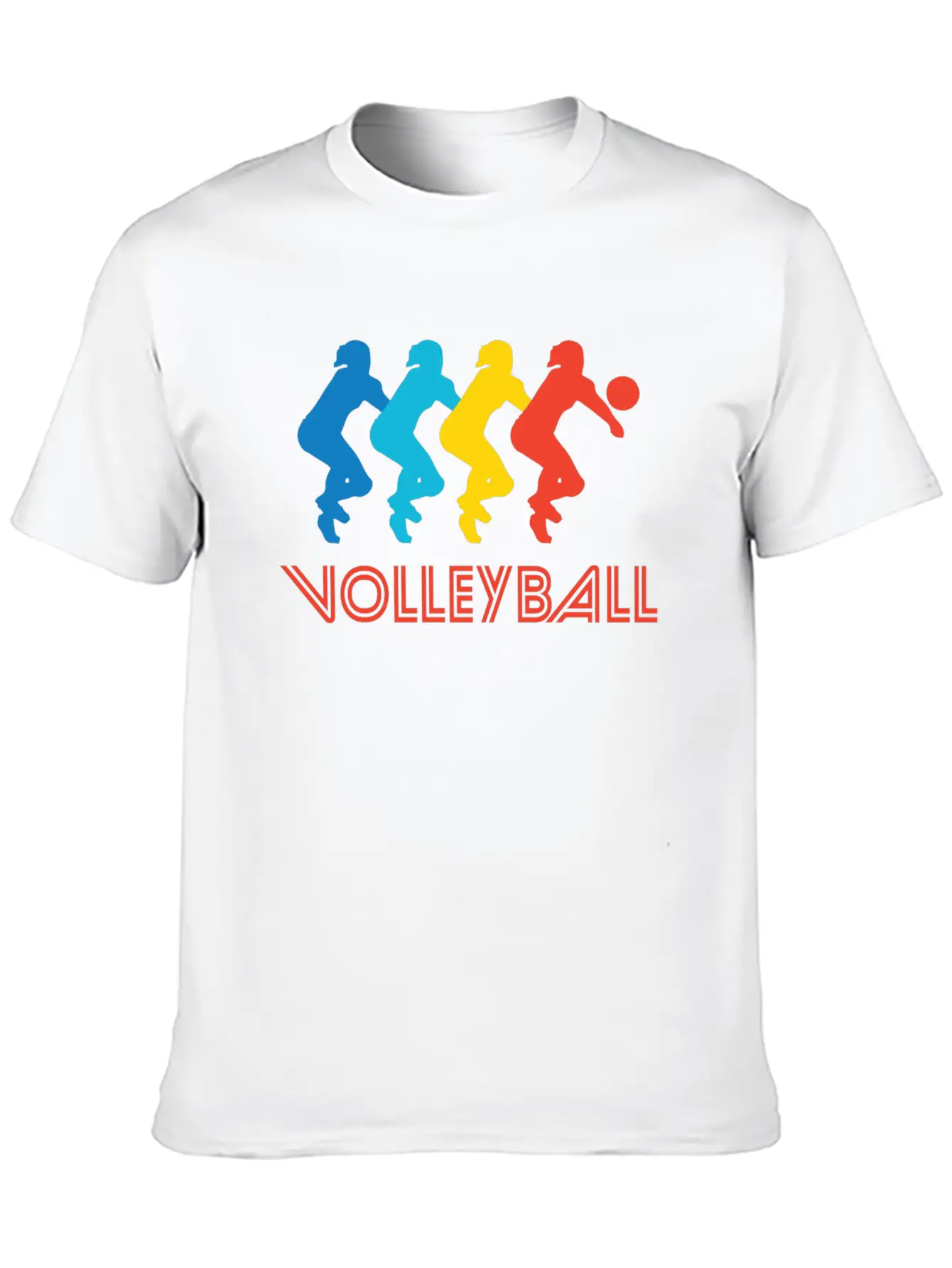 Volleyball Pop Art Stylish Everyday T-Shirt – Unisex Basic Cotton Tee