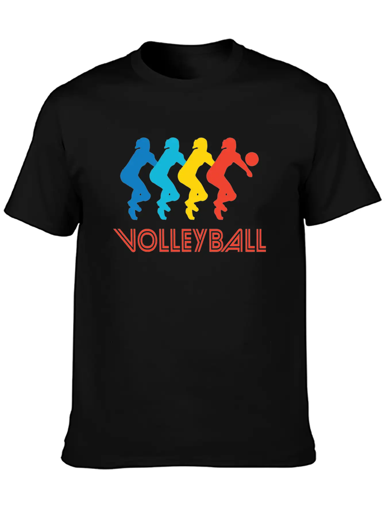 Volleyball Pop Art Stylish Everyday T-Shirt – Unisex Basic Cotton Tee