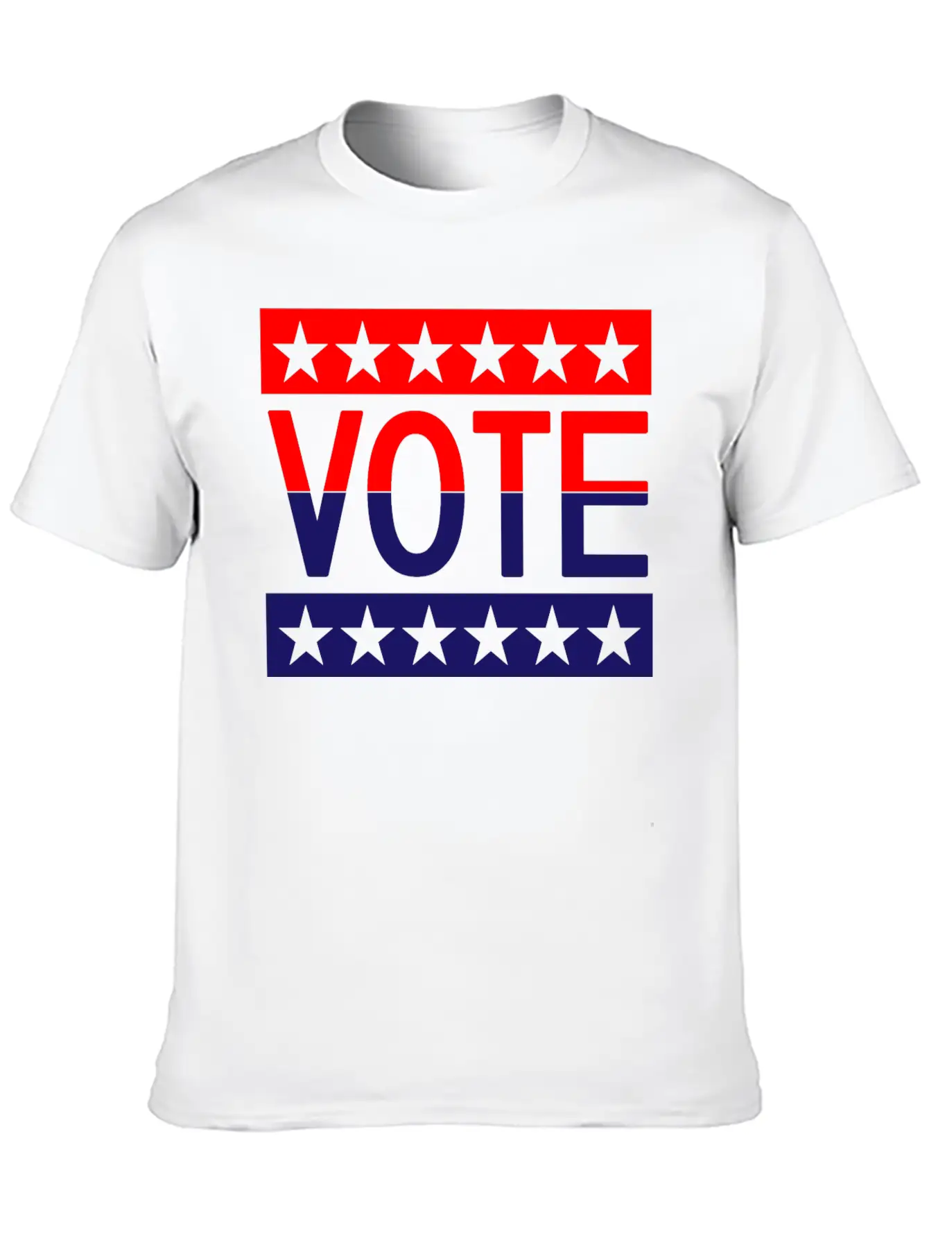 VOTE American Flag Essential Unisex Summer Tee – Soft Cotton Casual Fit