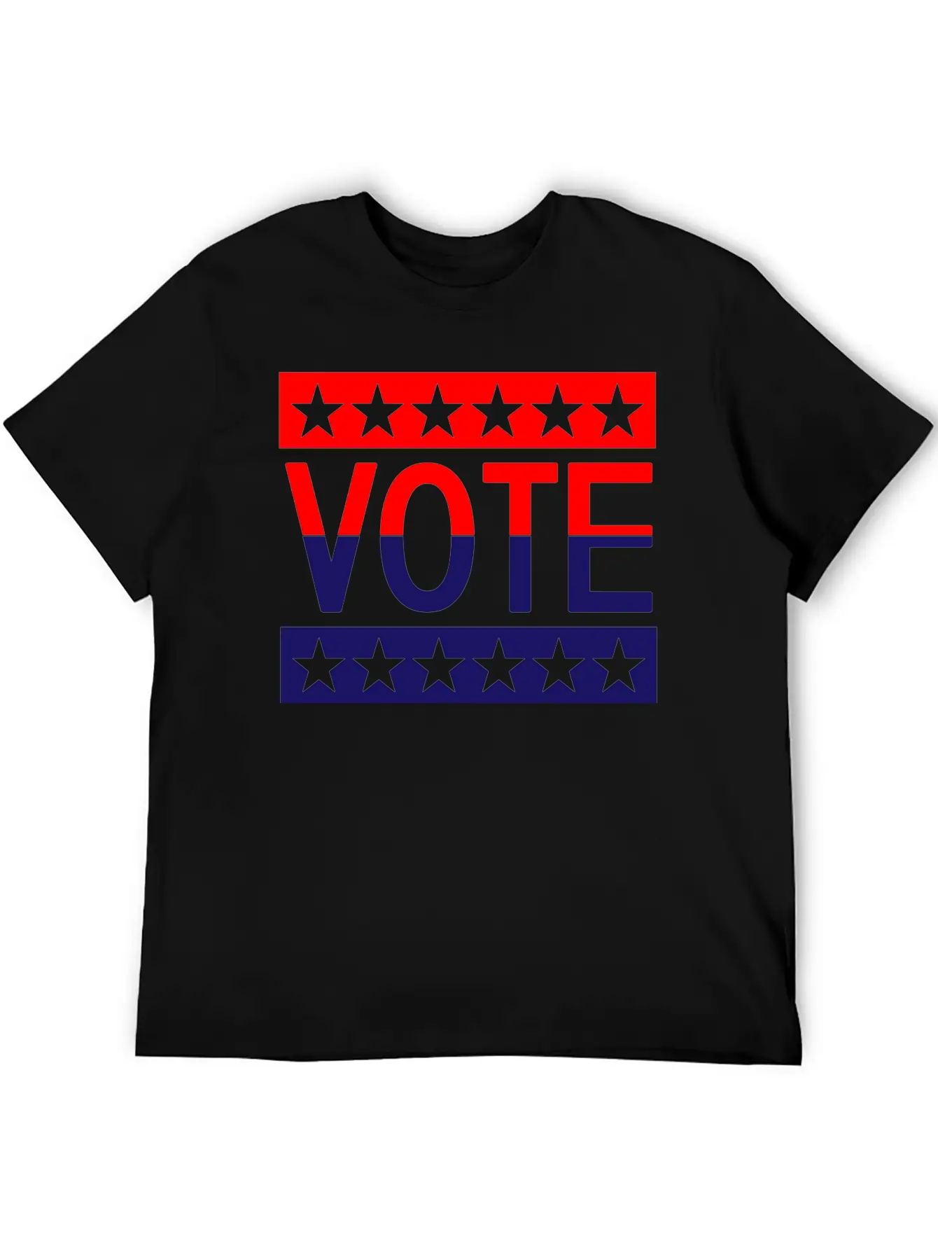 VOTE American Flag Essential Unisex Summer Tee – Soft Cotton Casual Fit
