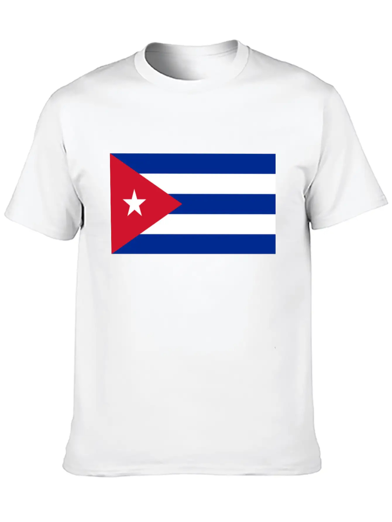 Vote Cuba Flag Unisex Short Sleeve Soft Cotton T-Shirt – Casual Everyday Wear