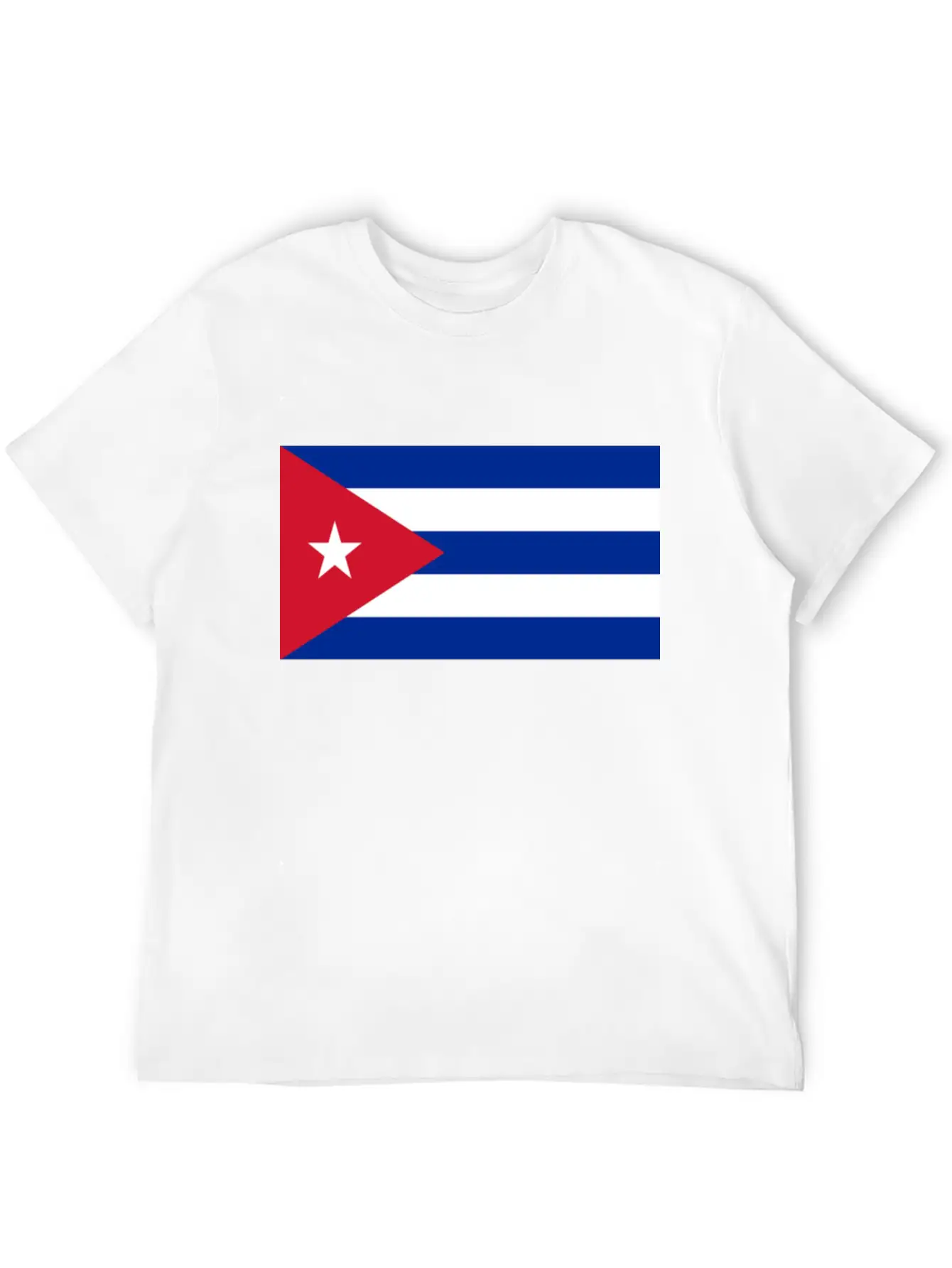 Vote Cuba Flag Unisex Short Sleeve Soft Cotton T-Shirt – Casual Everyday Wear