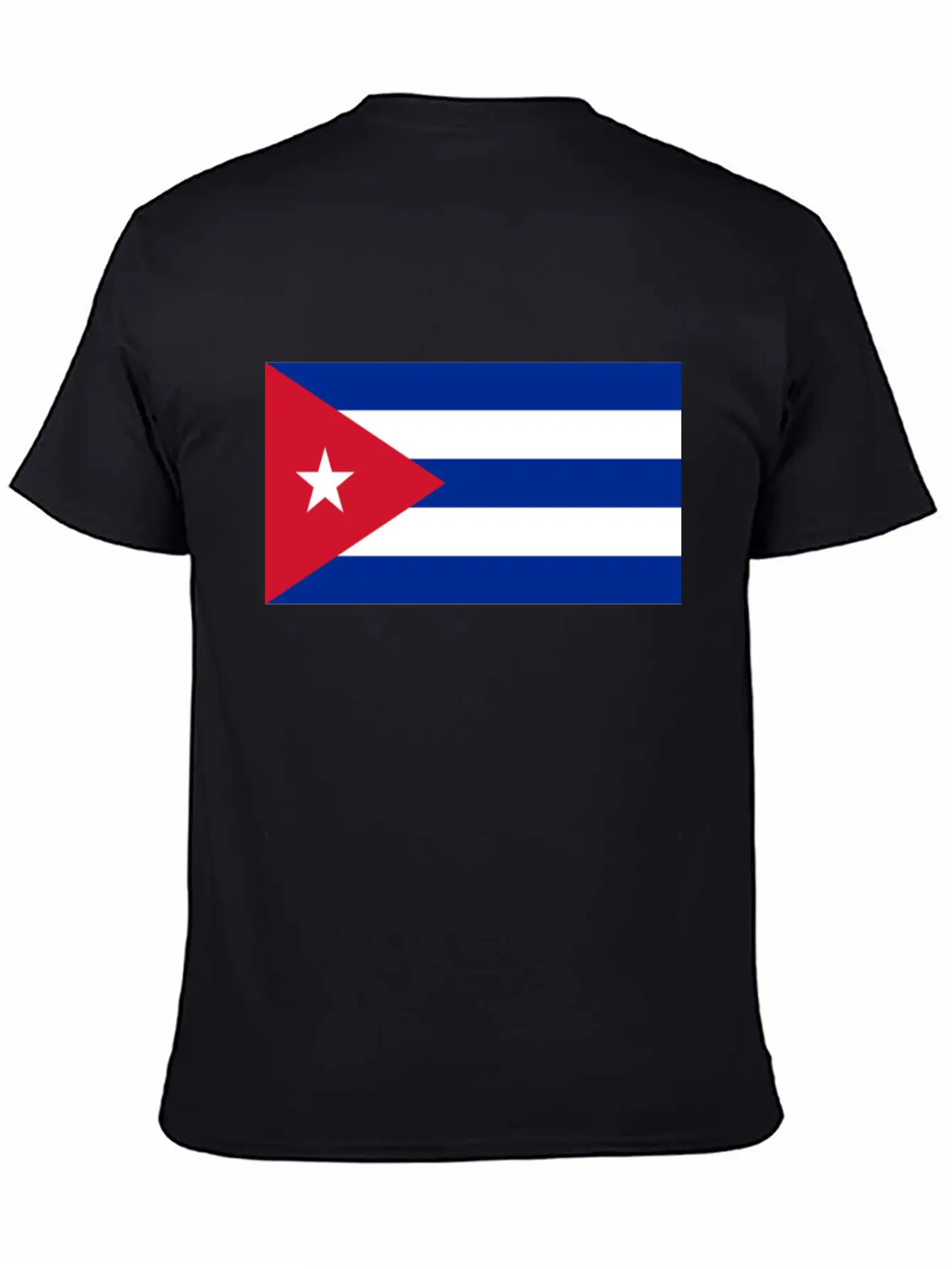 Vote Cuba Flag Unisex Short Sleeve Soft Cotton T-Shirt – Casual Everyday Wear