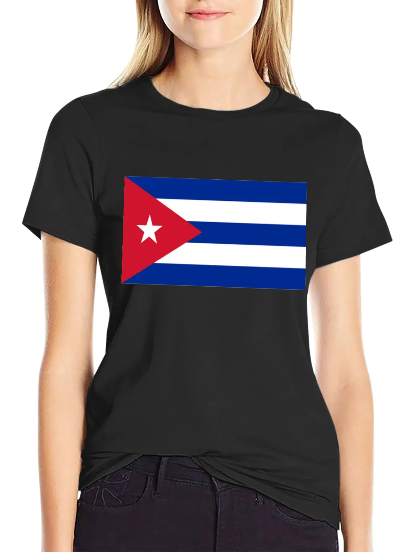 Vote Cuba Flag Unisex Short Sleeve Soft Cotton T-Shirt – Casual Everyday Wear