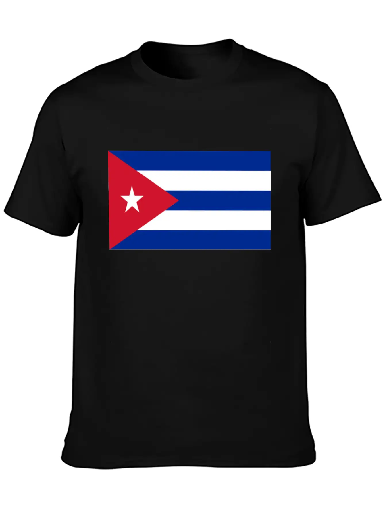 Vote Cuba Flag Unisex Short Sleeve Soft Cotton T-Shirt – Casual Everyday Wear