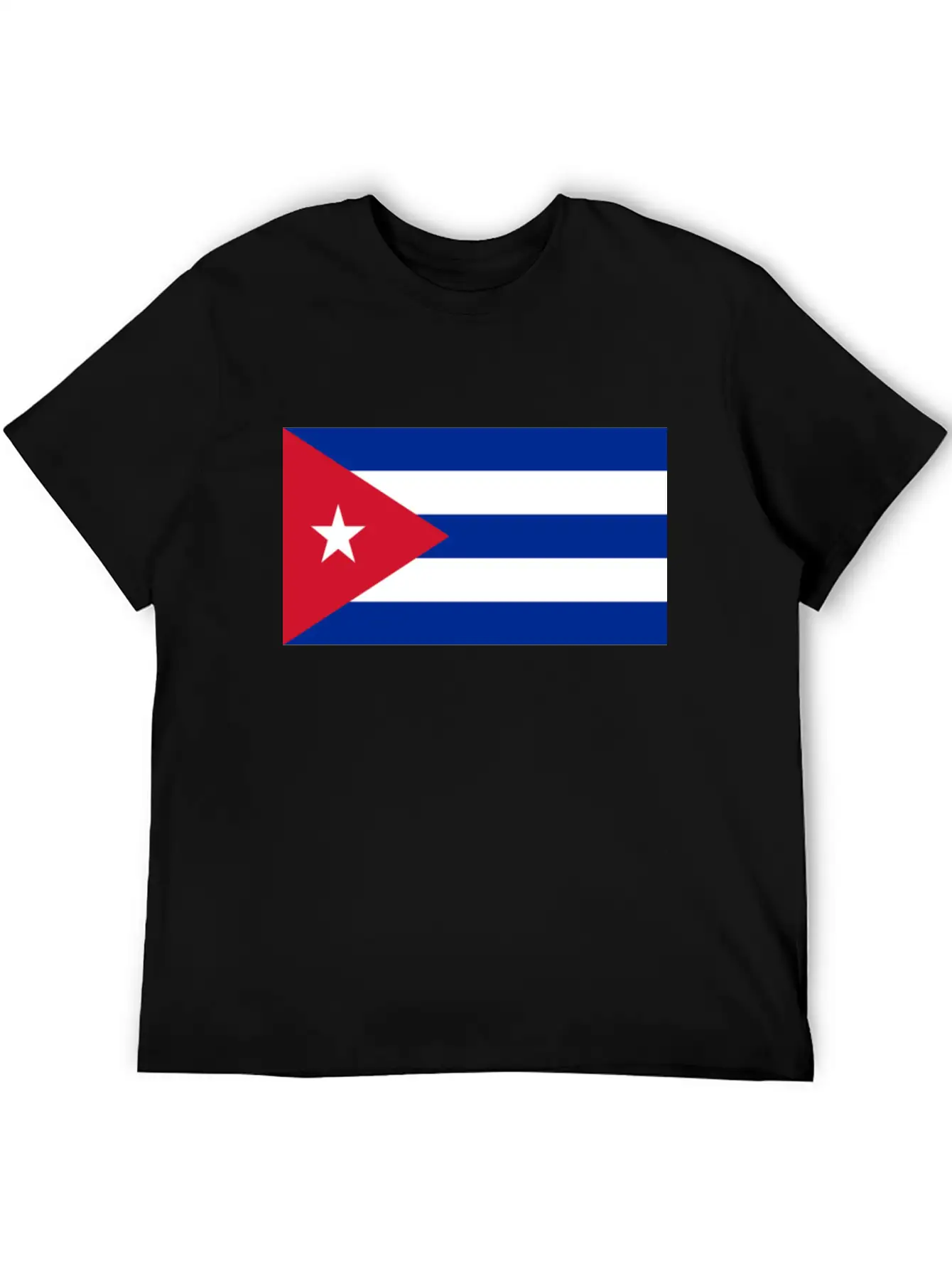 Vote Cuba Flag Unisex Short Sleeve Soft Cotton T-Shirt – Casual Everyday Wear