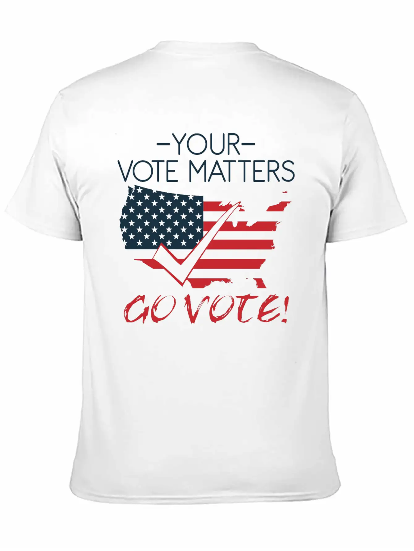 Vote Voting Elections President Voice Decision Stylish Everyday T-Shirt – Unisex Basic Cotton Tee