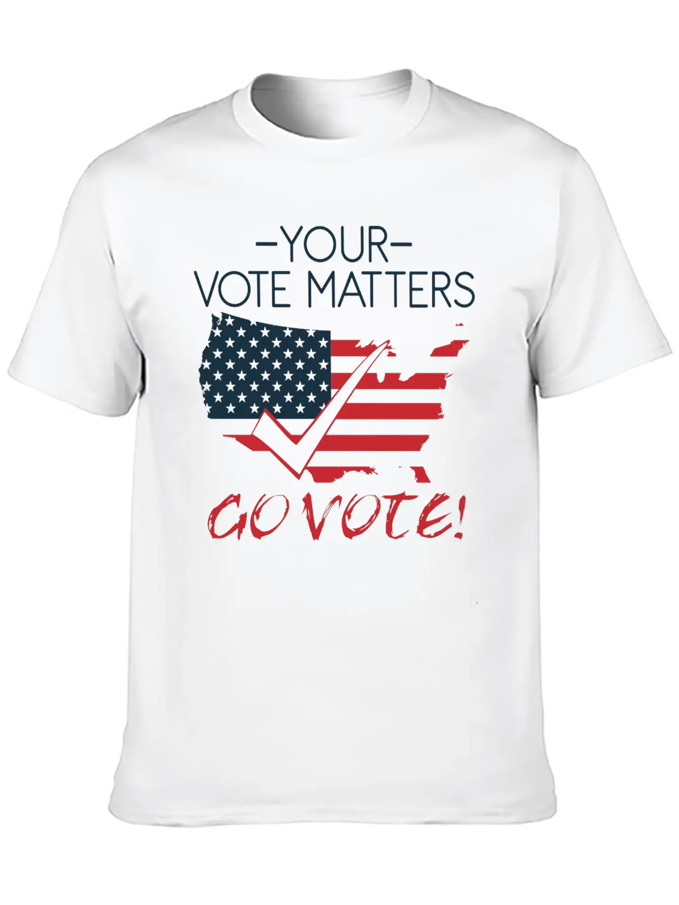Vote Voting Elections President Voice Decision Stylish Everyday T-Shirt – Unisex Basic Cotton Tee