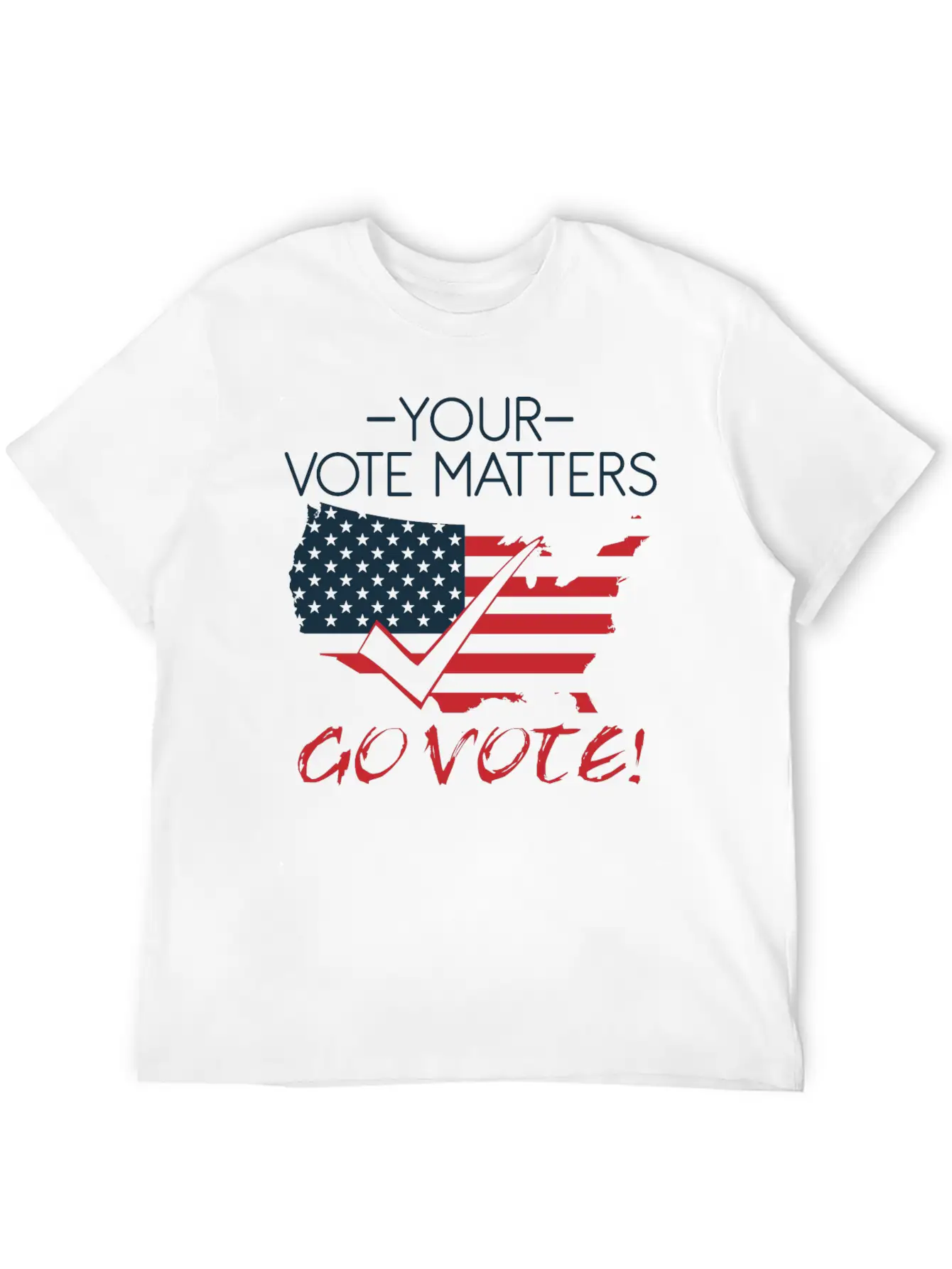 Vote Voting Elections President Voice Decision Stylish Everyday T-Shirt – Unisex Basic Cotton Tee