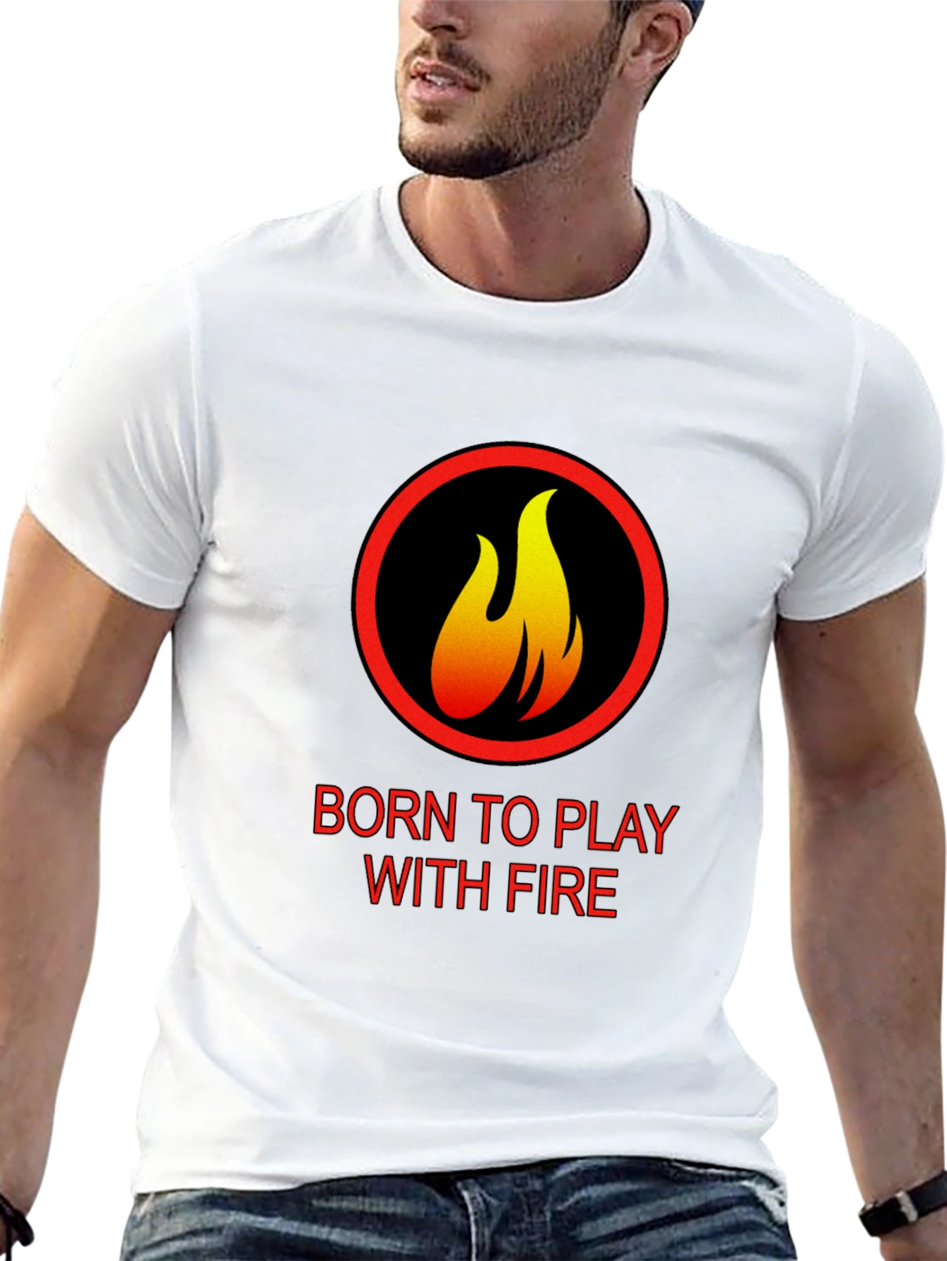 Born to Play with Fire Graphic T-Shirt