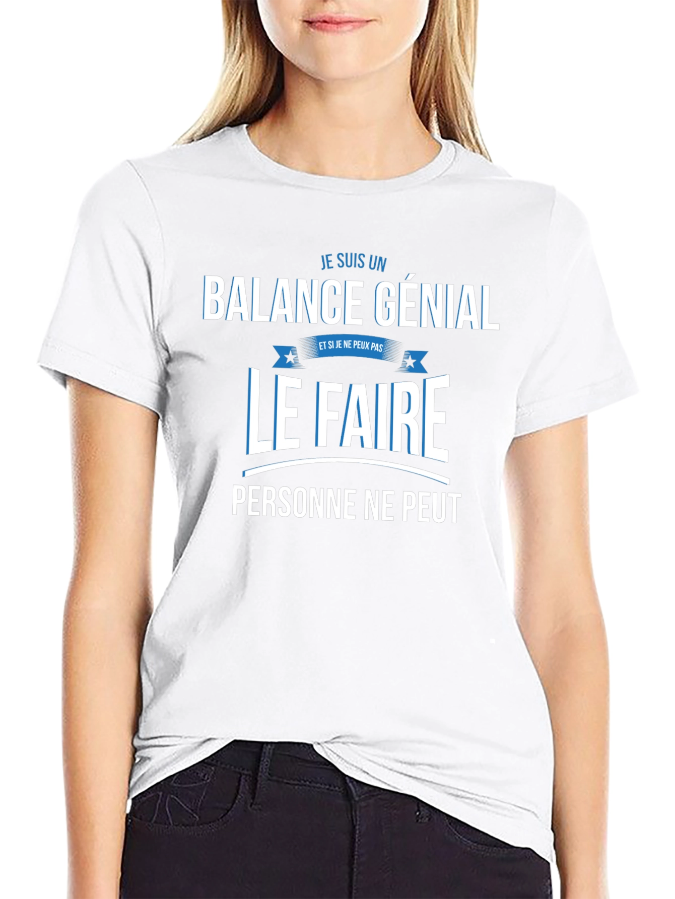 Balance Genial T-Shirt: Funny French Zodiac Tee
