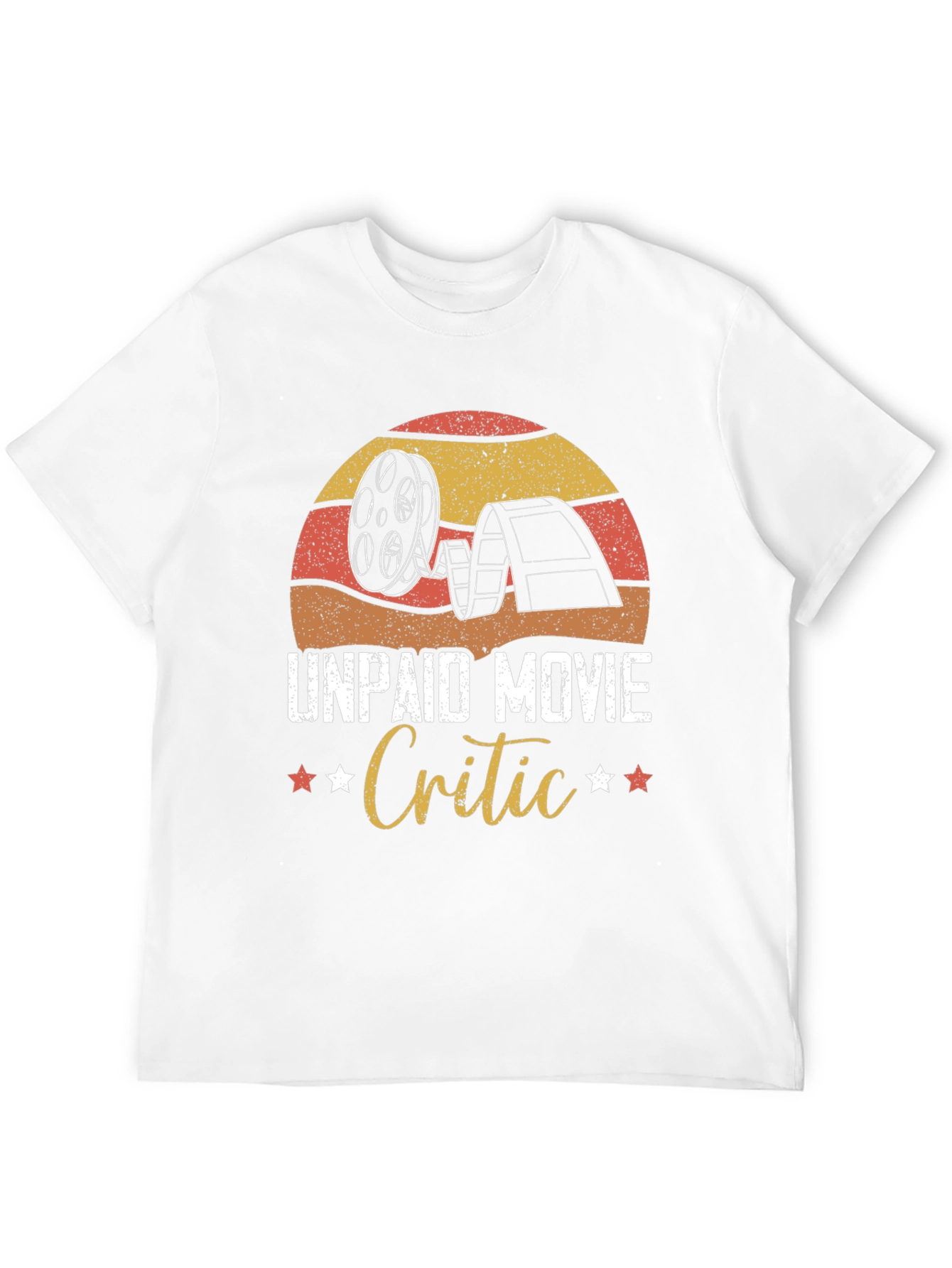 Unpaid Movie Critic Graphic Tee - Film Lover Gift