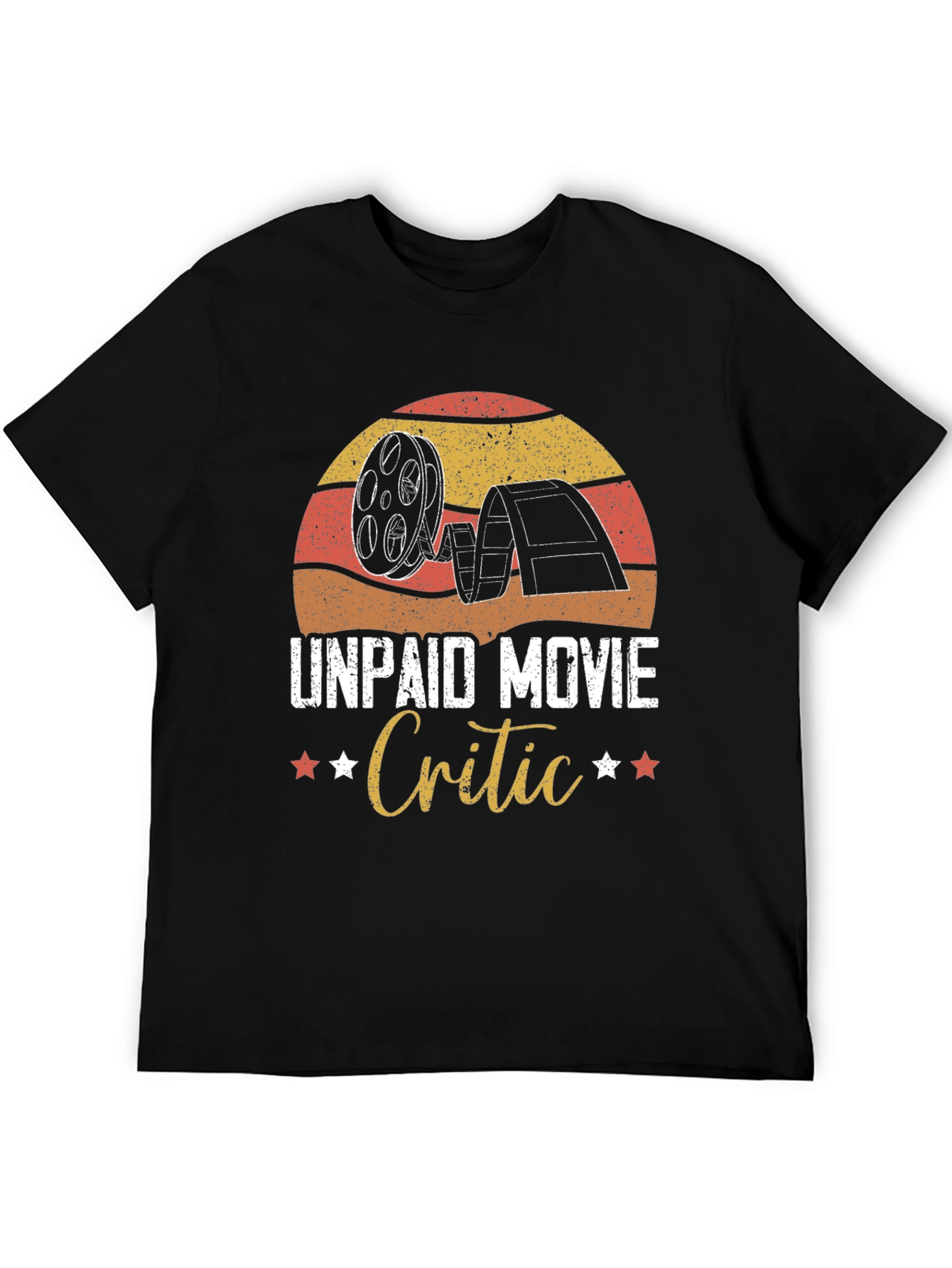 Unpaid Movie Critic Graphic Tee - Film Lover Gift