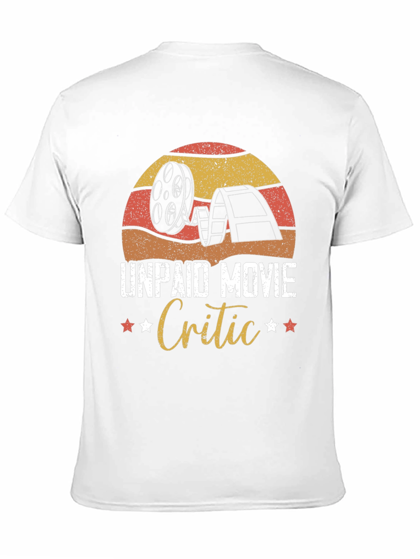 Unpaid Movie Critic Graphic Tee - Film Lover Gift