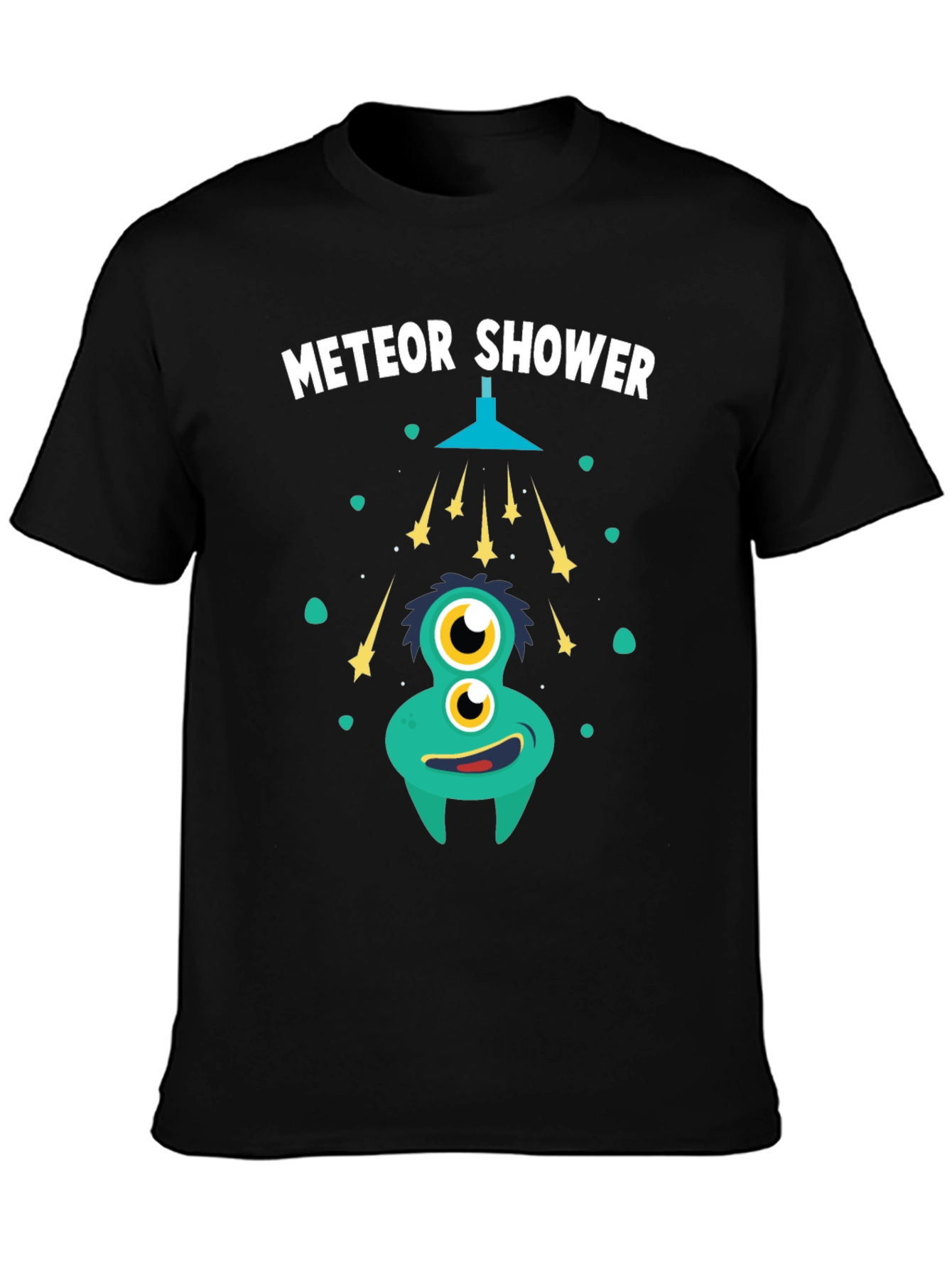 Meteor Shower T-Shirt - Funky Alien Graphic Tee