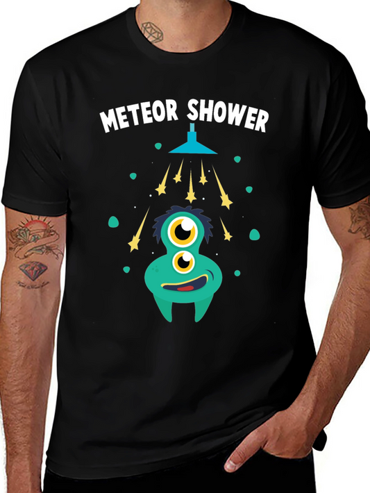 Meteor Shower T-Shirt - Funky Alien Graphic Tee