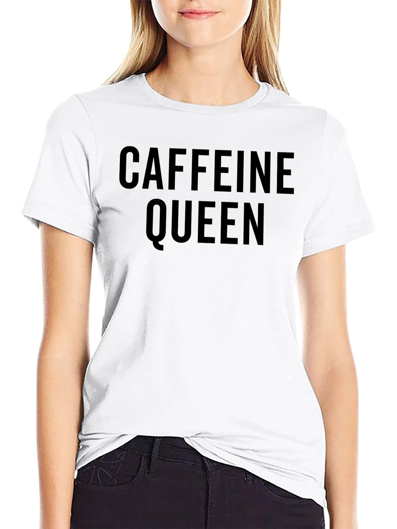 Caffeine Queen T-Shirt - Bold Statement Tee