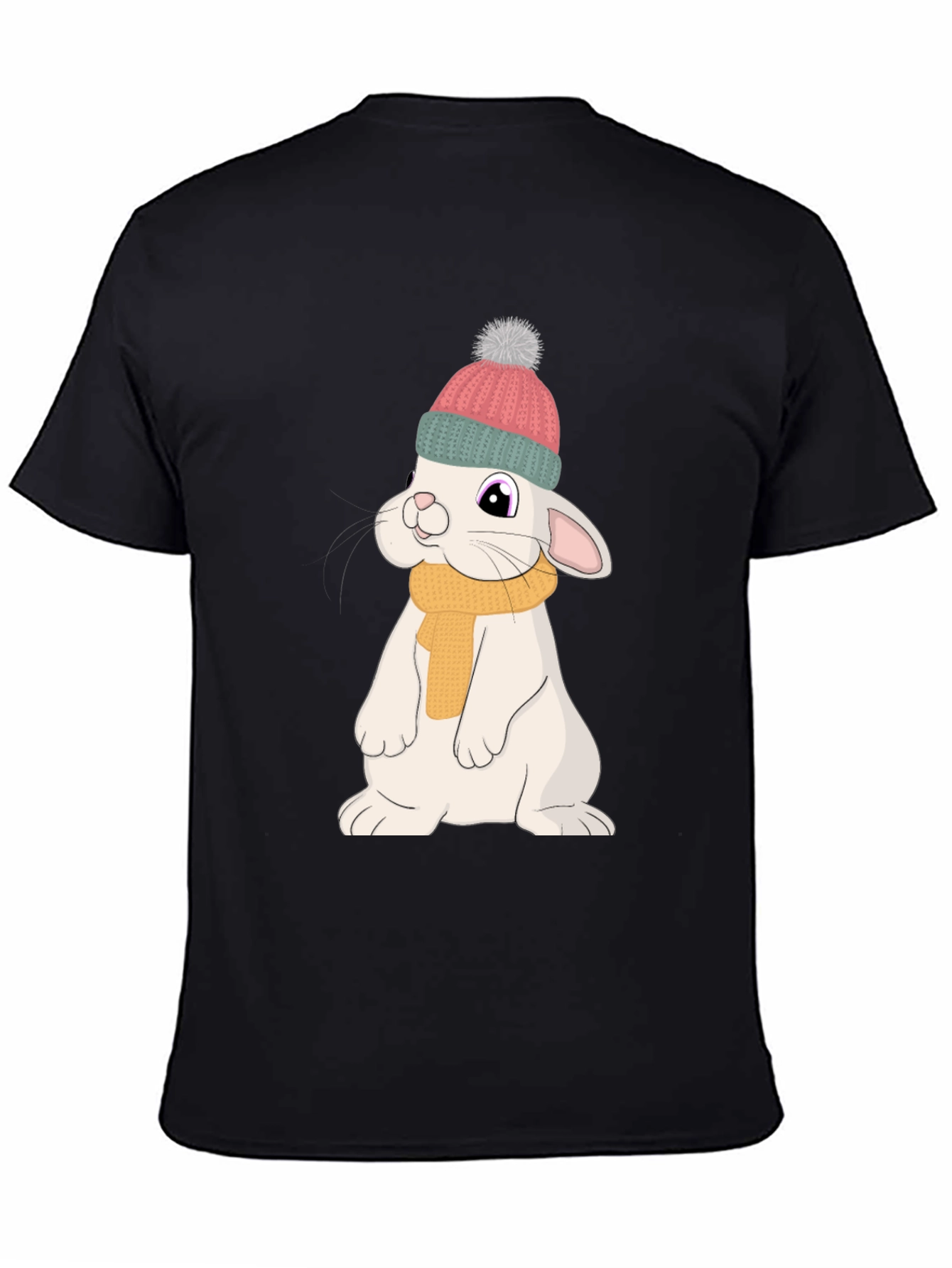 Cute Rabbit T-Shirt - Cartoon Bunny Graphic Tee