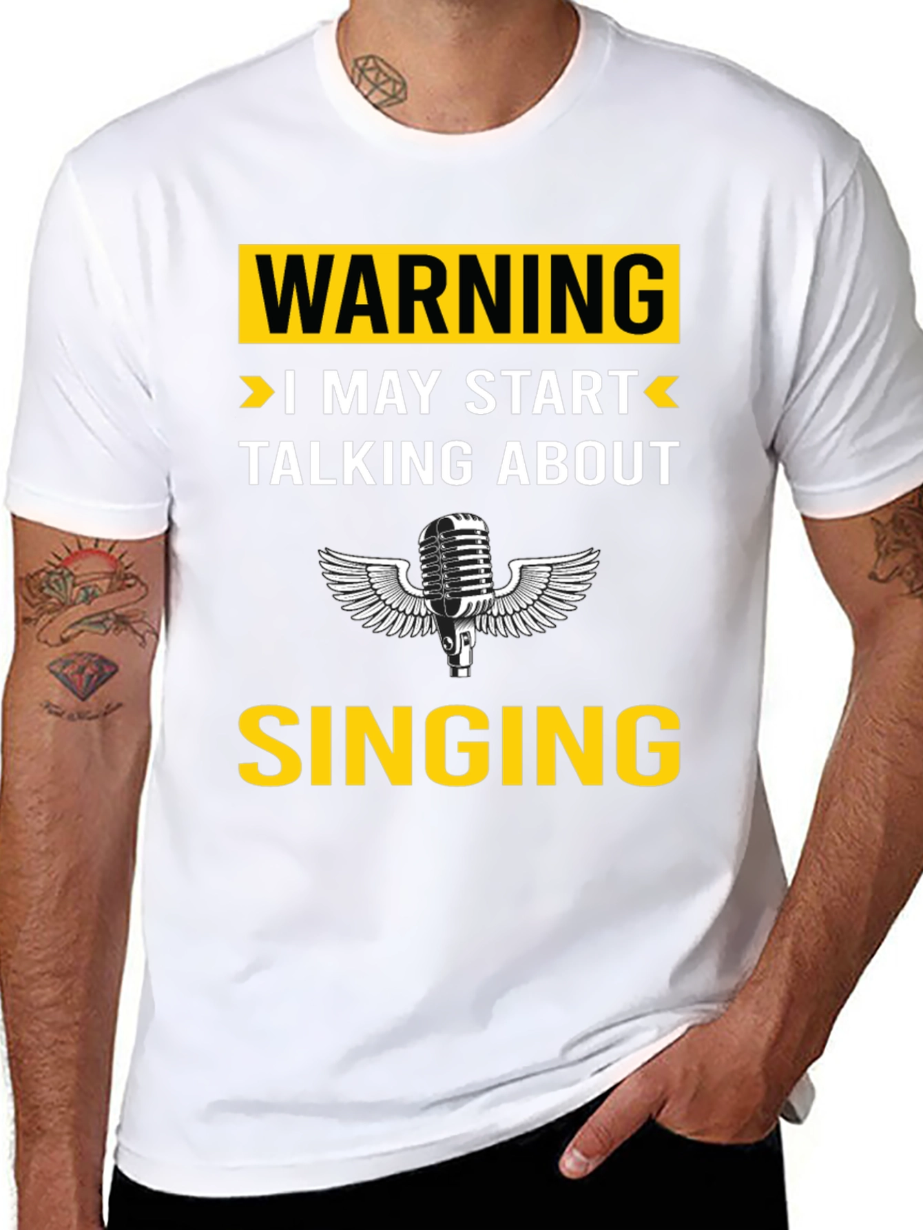 Warning: I May Start Talking About Singing T-Shirt