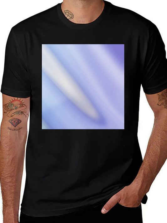 Modern Pattern Black Tee