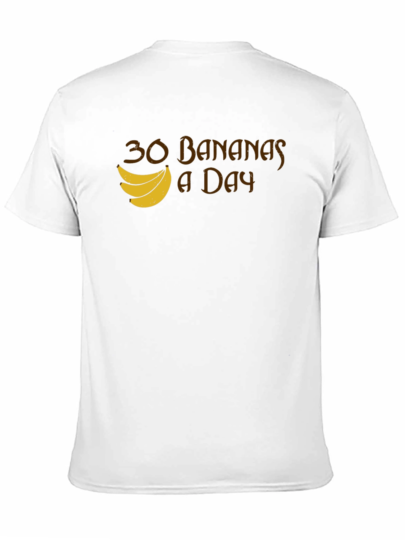 30 Bananas a Day T-Shirt - Funny Fruit Tee
