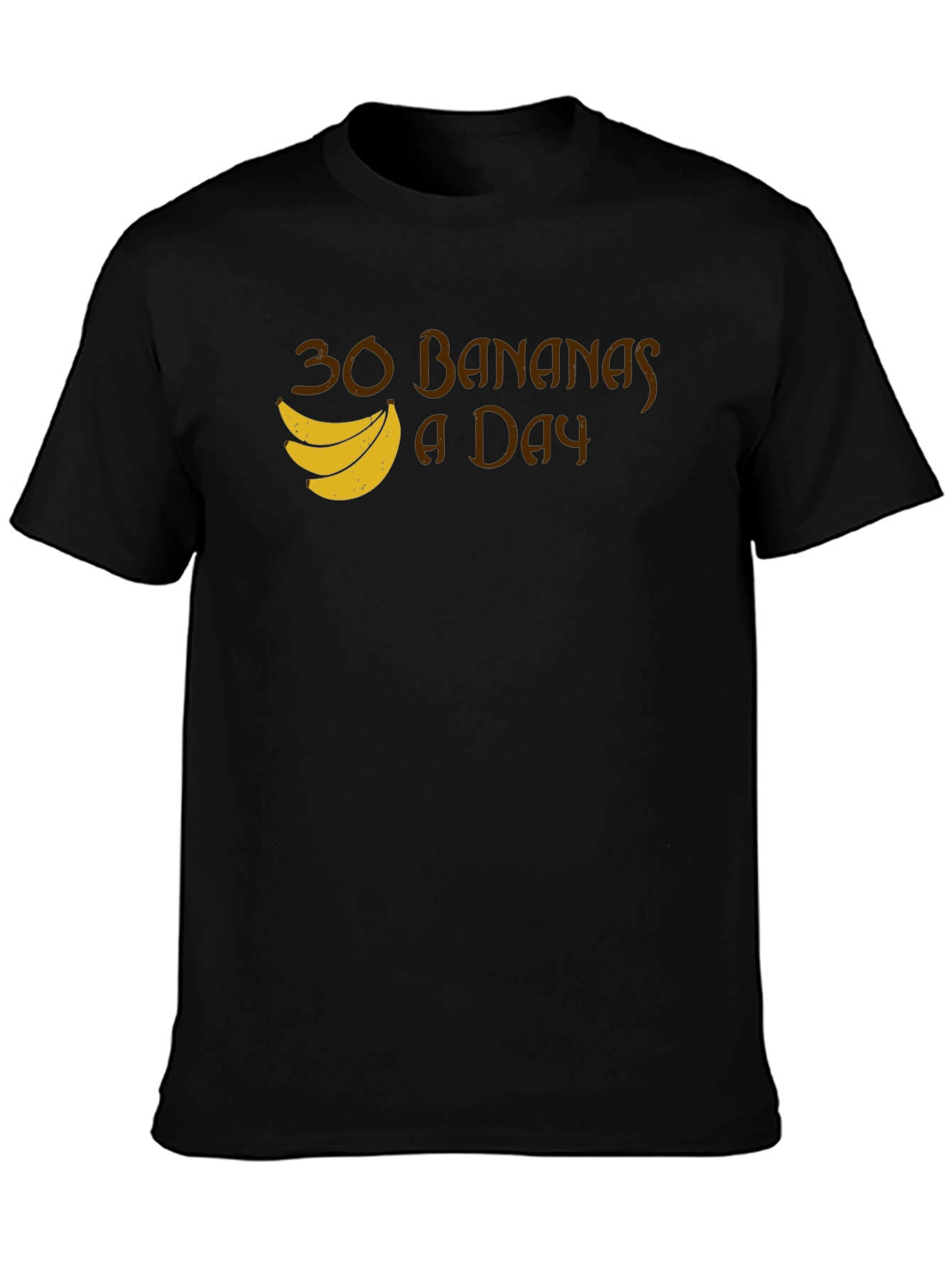 30 Bananas a Day T-Shirt - Funny Fruit Tee