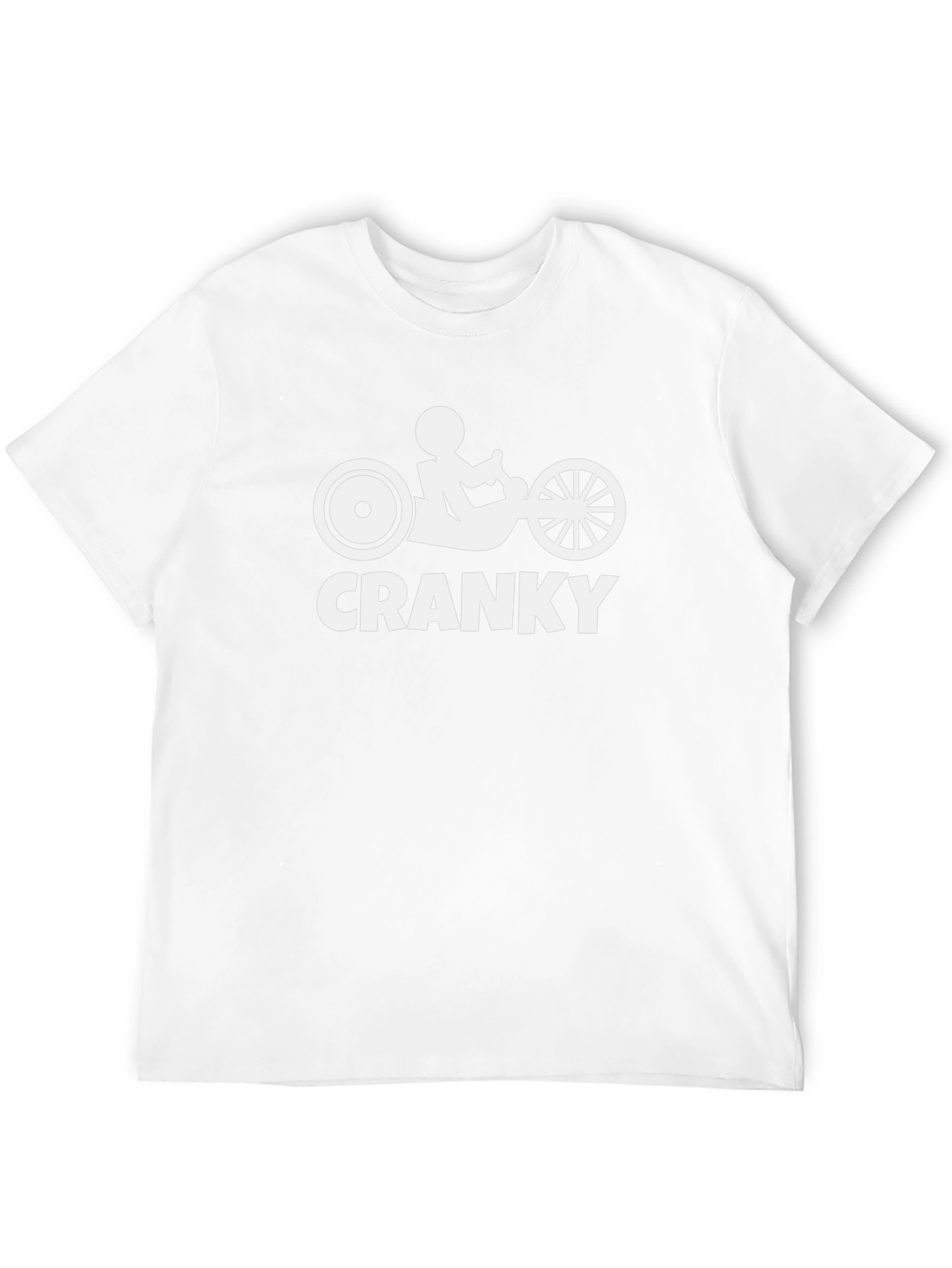 Cranky Big Wheel T-Shirt - Black Cotton Tee
