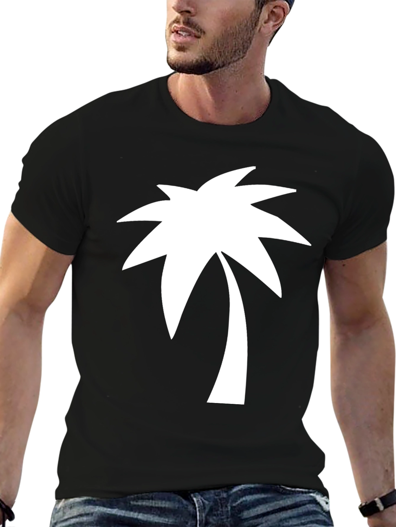 Palm Tree Graphic Tee - Tropical Vibes T-Shirt