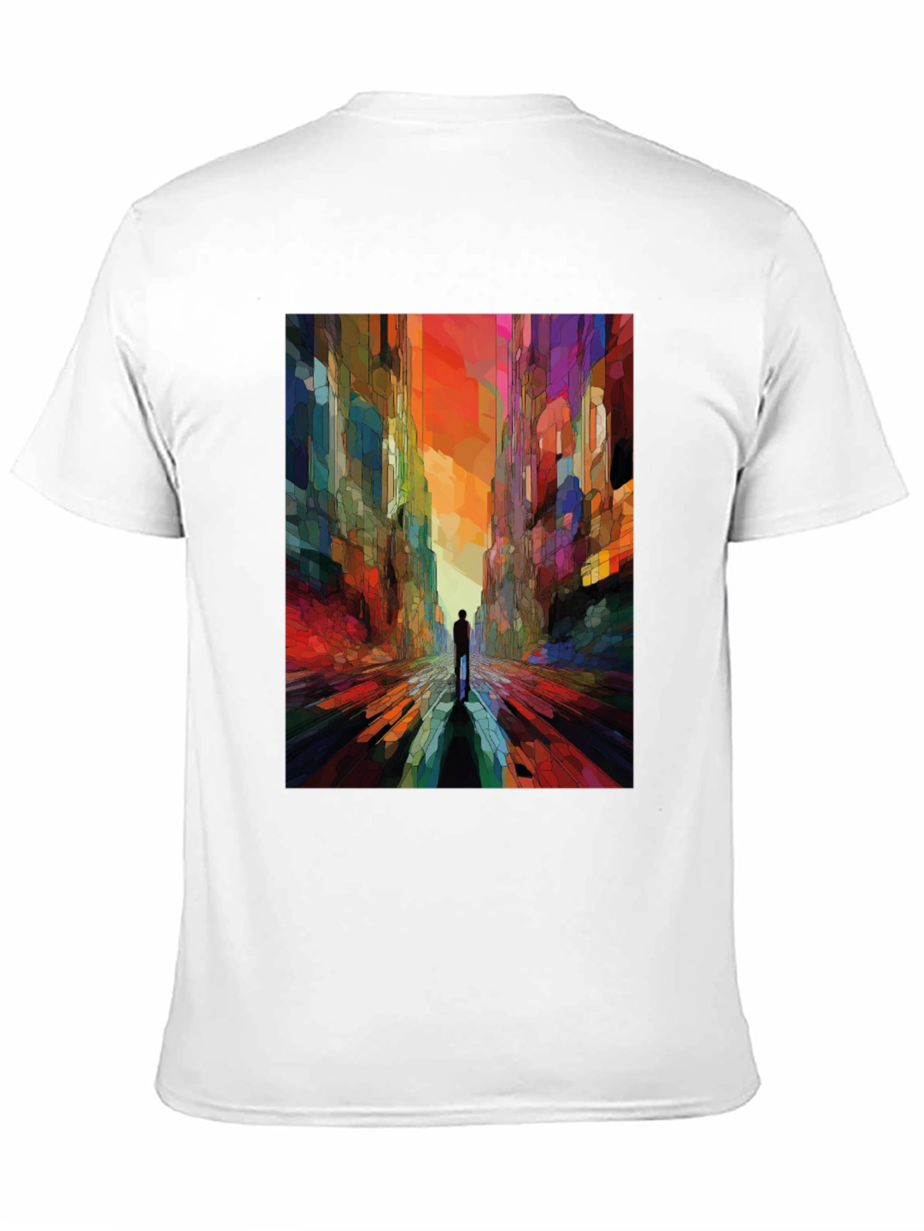 Abstract Cityscape Graphic Tee