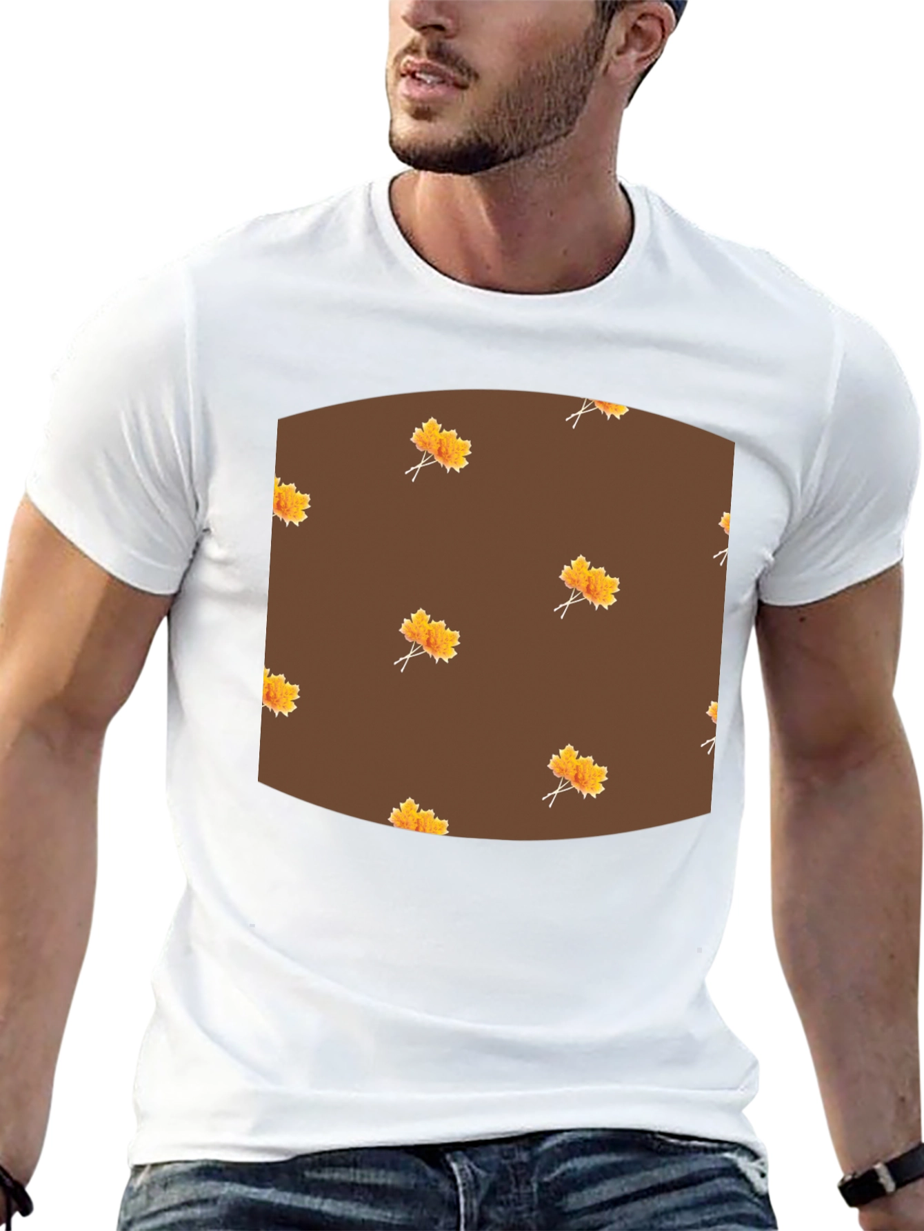 Autumn Leaves T-Shirt - Stylish Casual Wear