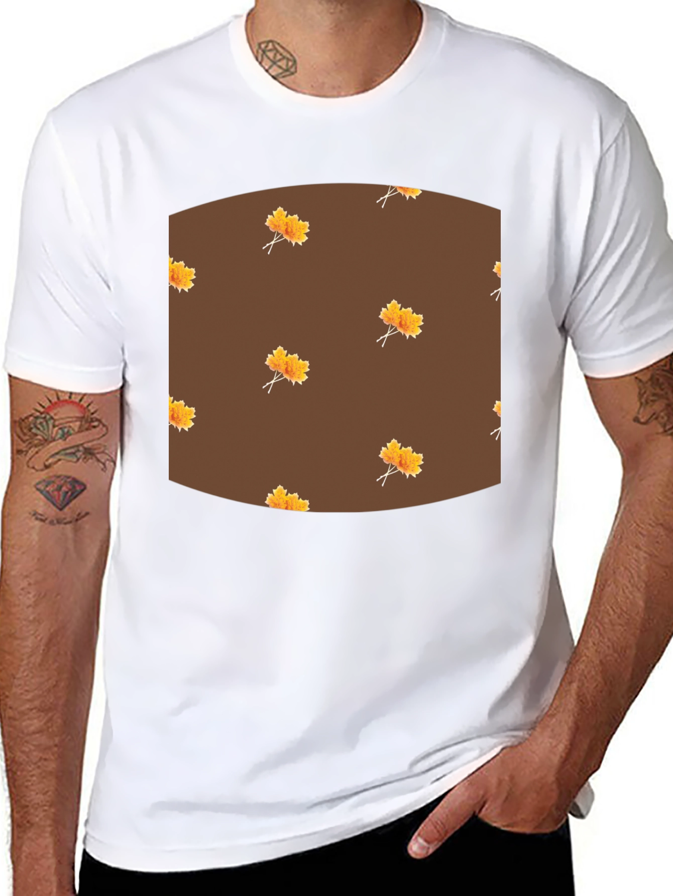 Autumn Leaves T-Shirt - Stylish Casual Wear