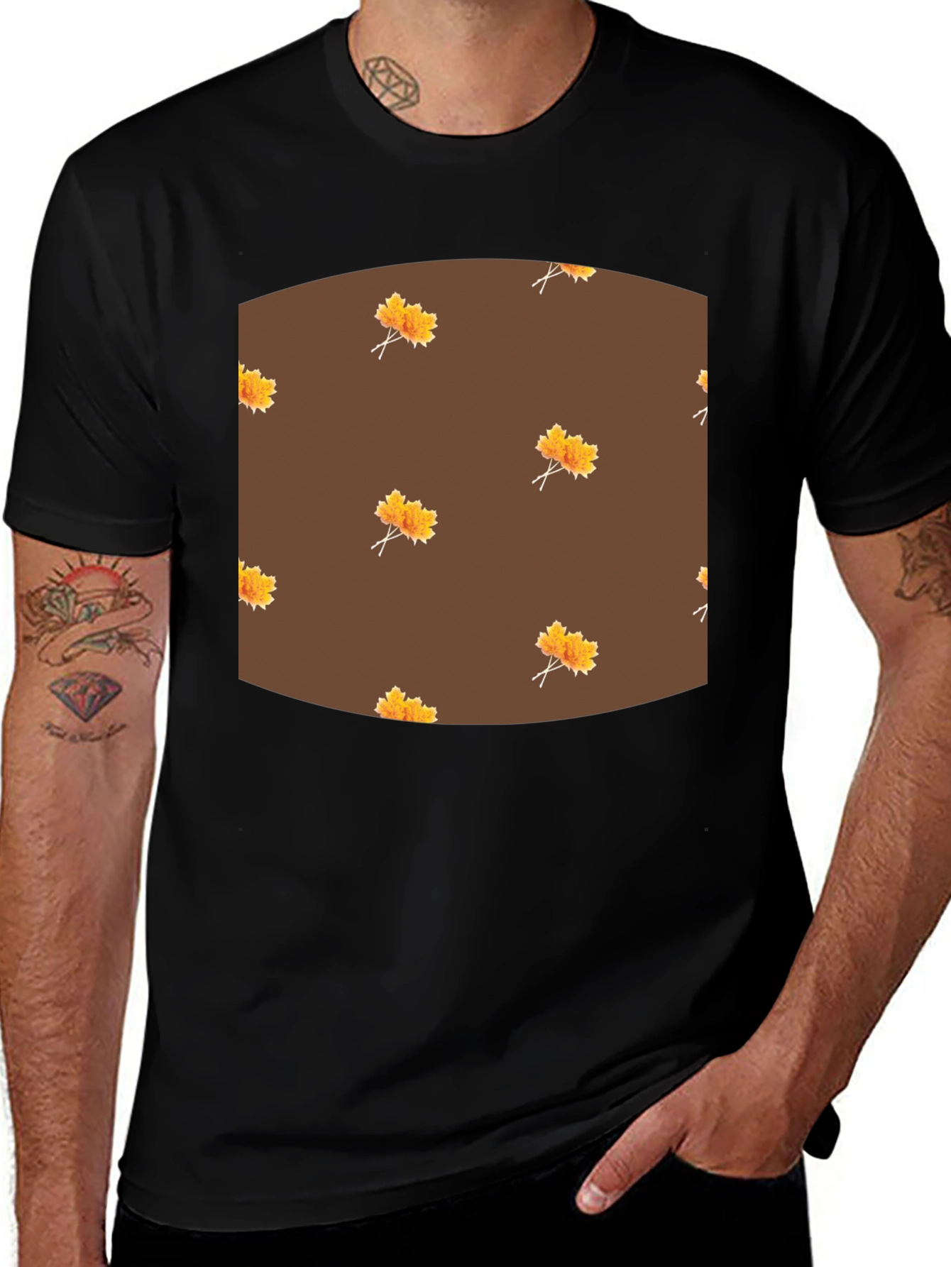 Autumn Leaves T-Shirt - Stylish Casual Wear