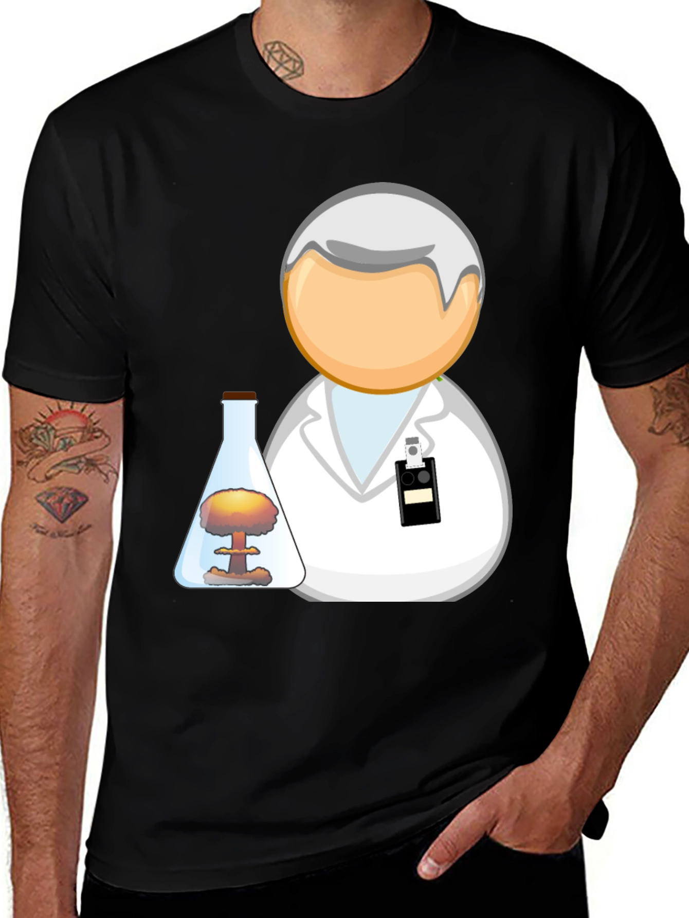 Mad Scientist T-Shirt - Atomic Explosion Tee