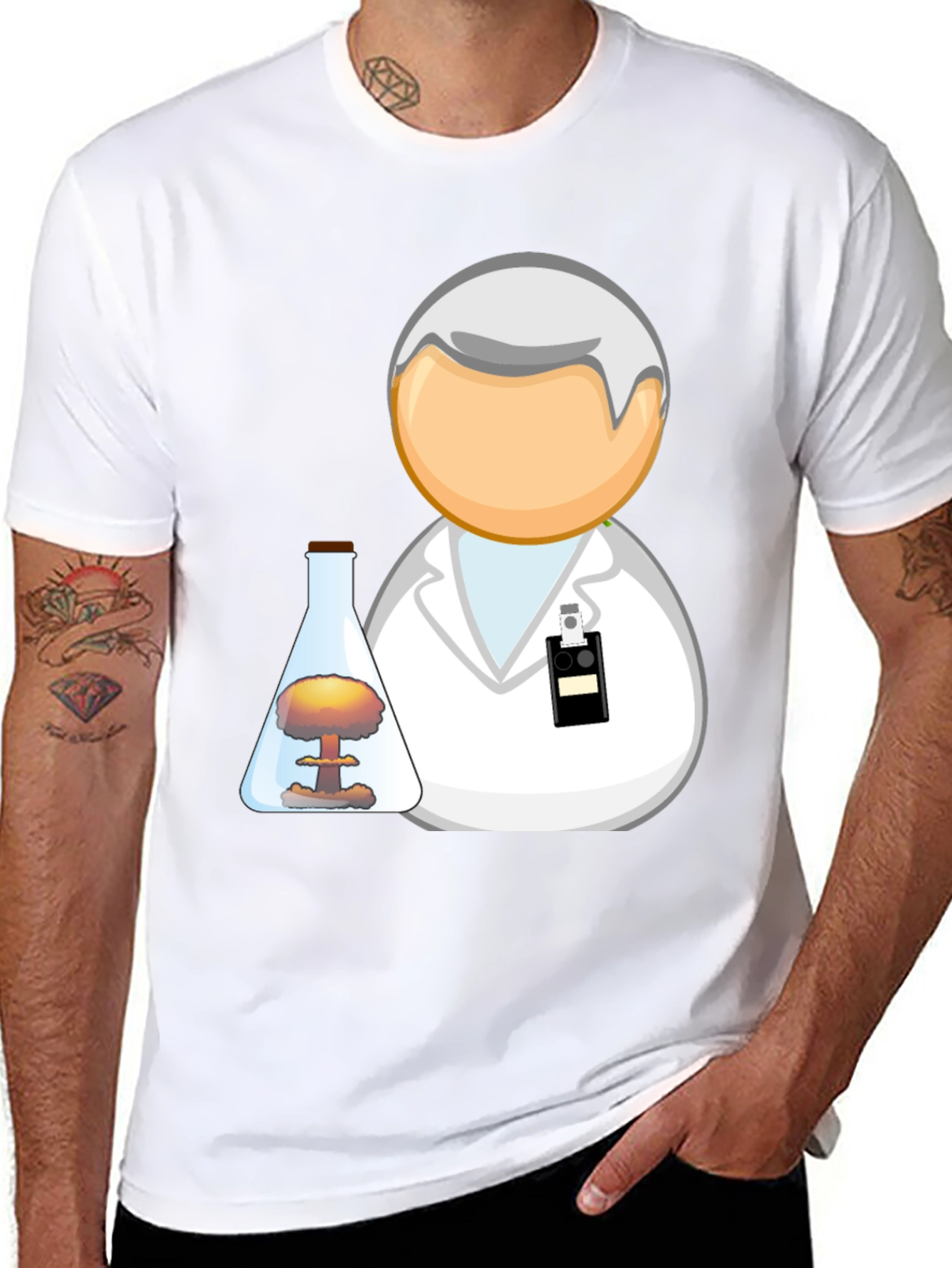 Mad Scientist T-Shirt - Atomic Explosion Tee