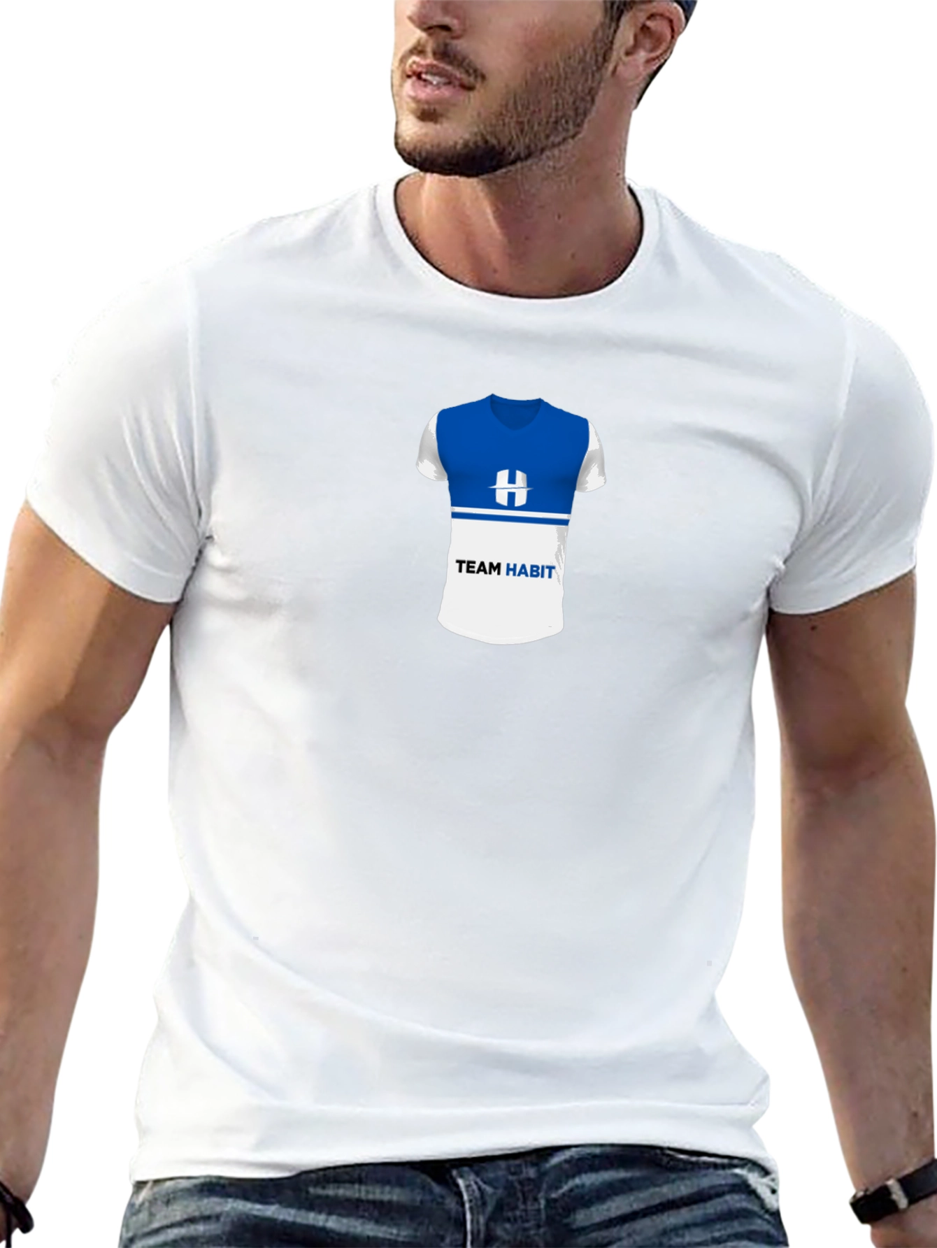 Team Habit Black T-Shirt - Stylish & Comfortable