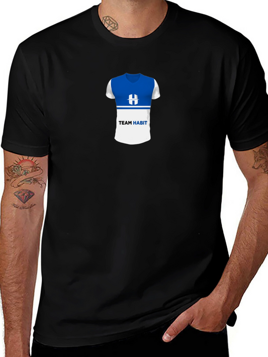 Team Habit Black T-Shirt - Stylish & Comfortable