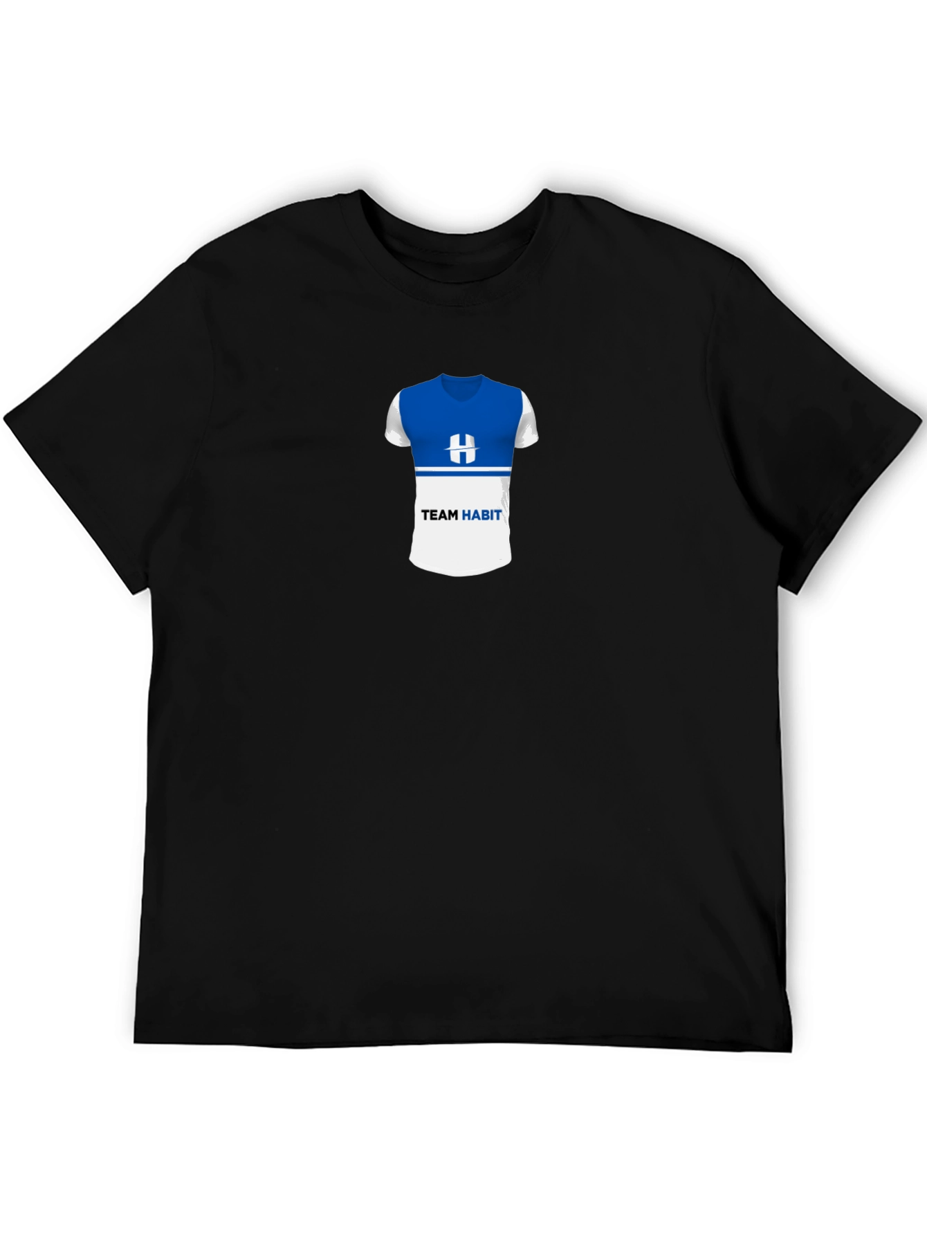Team Habit Black T-Shirt - Stylish & Comfortable