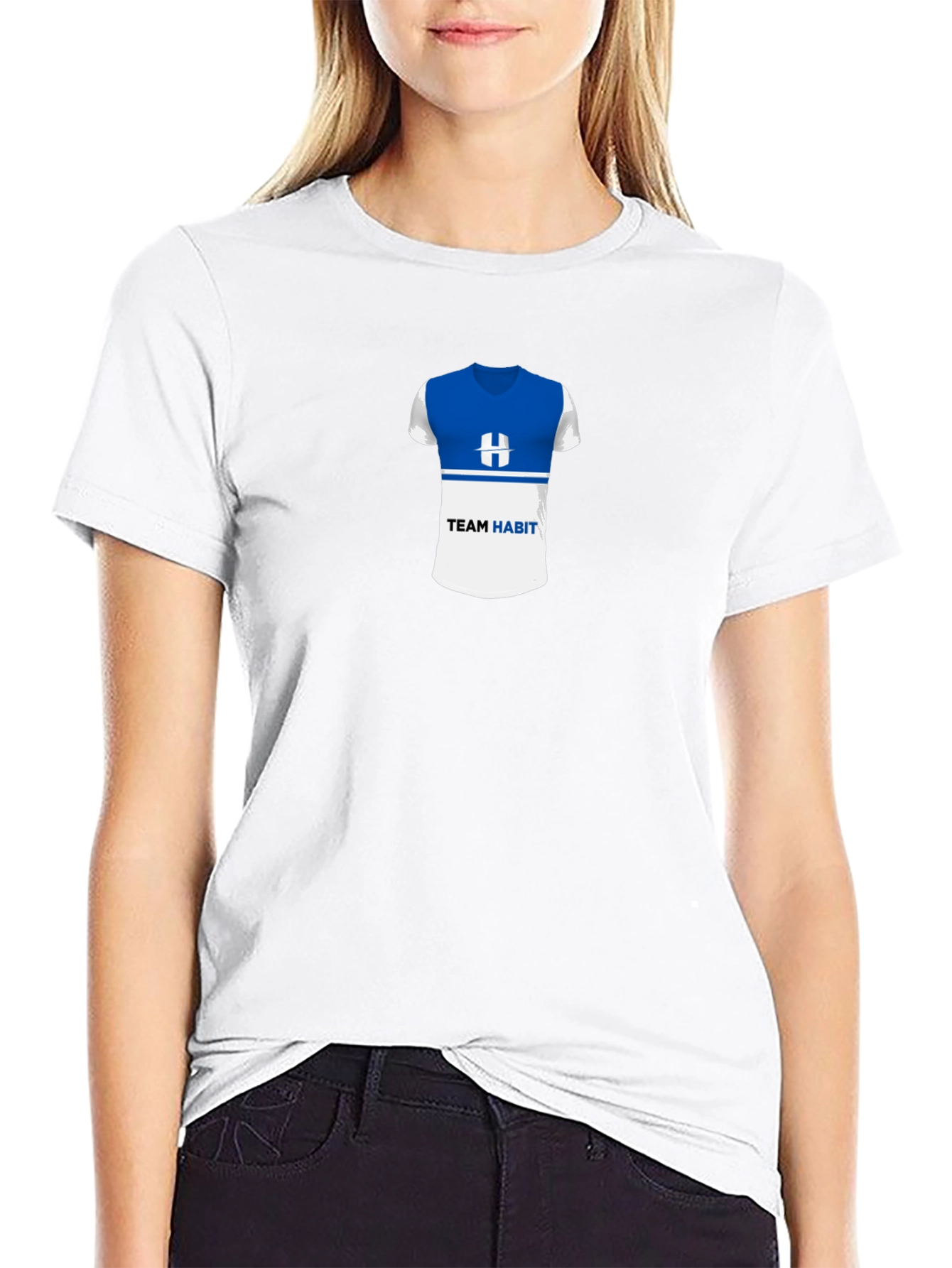 Team Habit Black T-Shirt - Stylish & Comfortable