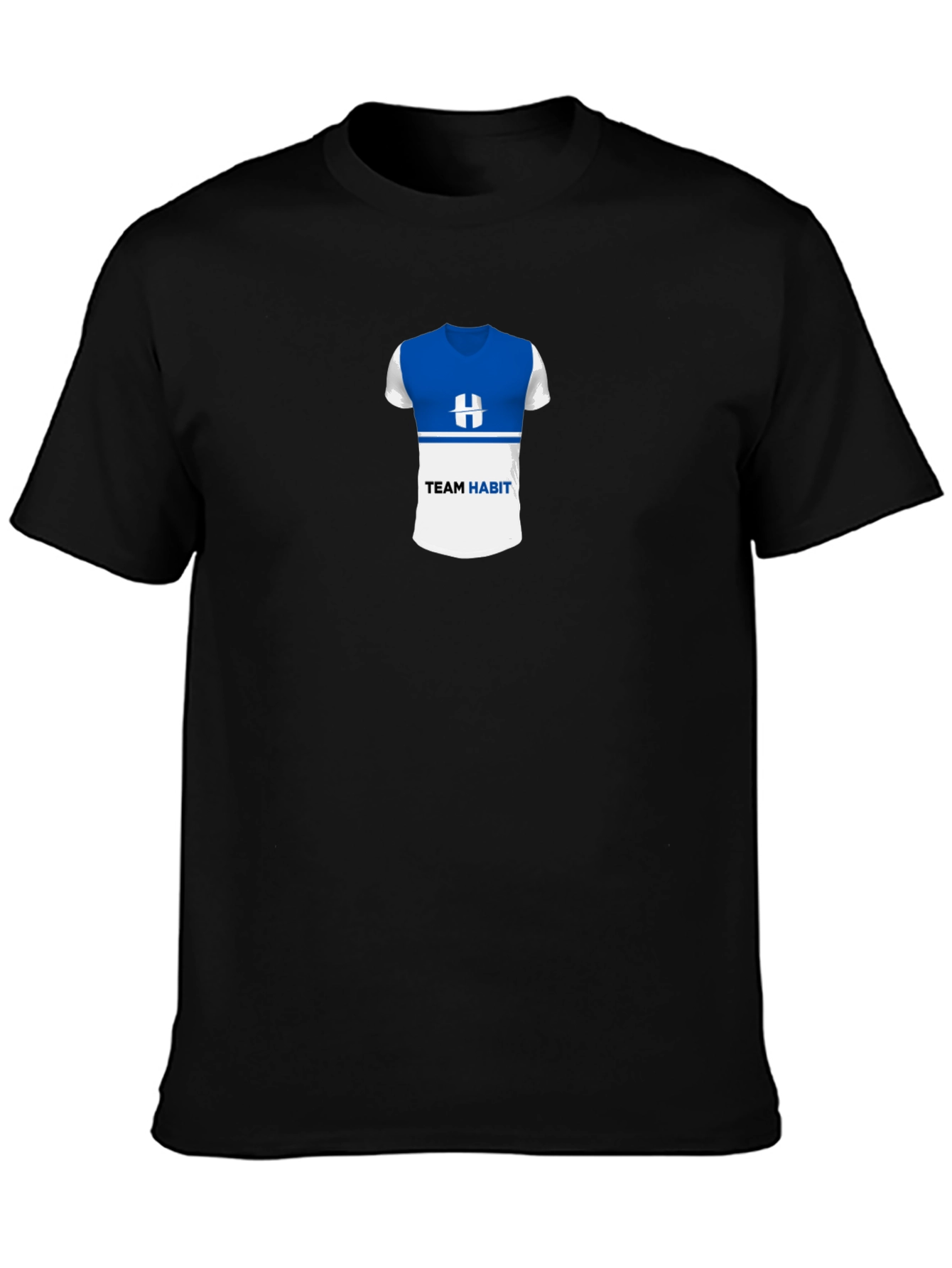Team Habit Black T-Shirt - Stylish & Comfortable