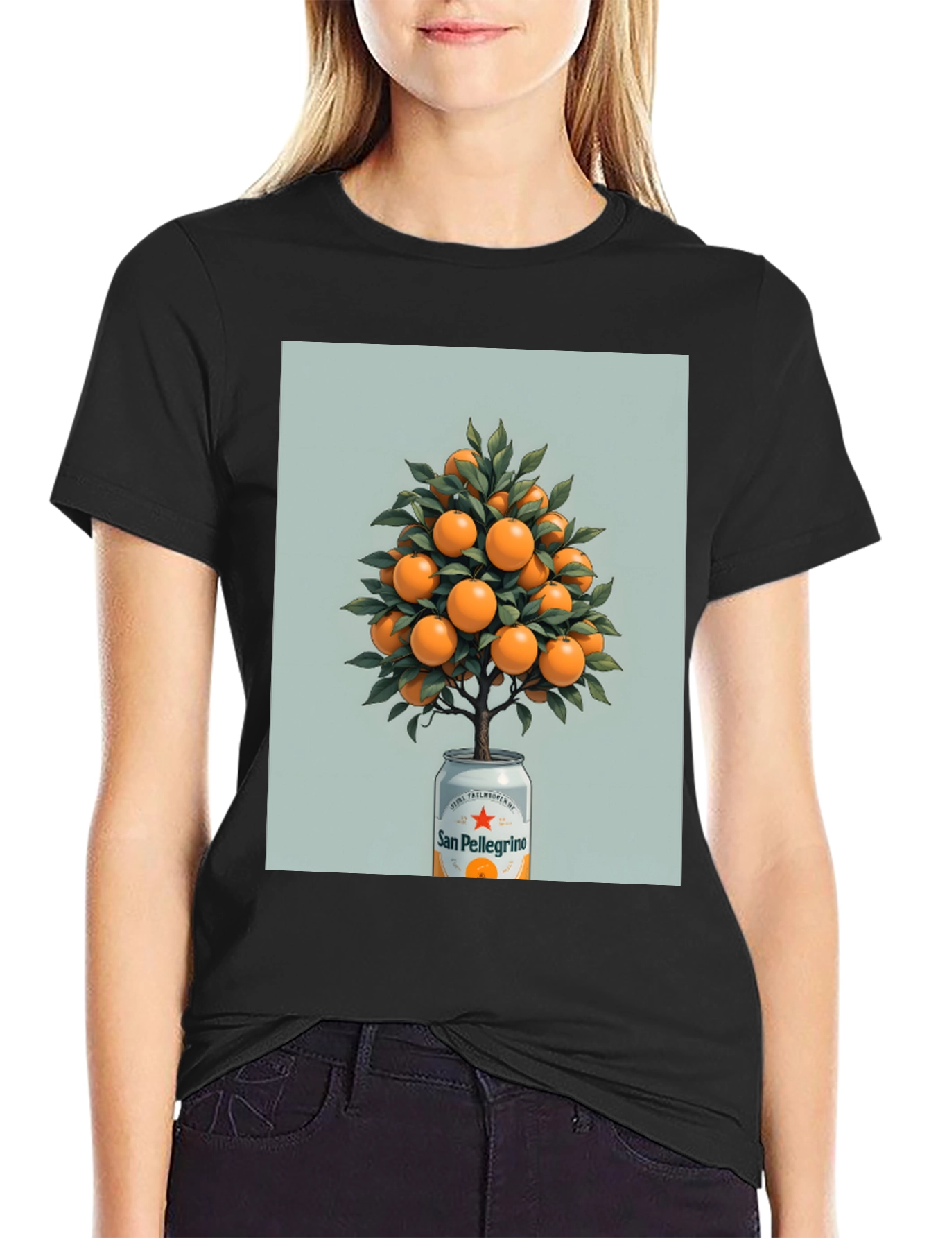 San Pellegrino Orange Tree Graphic Tee