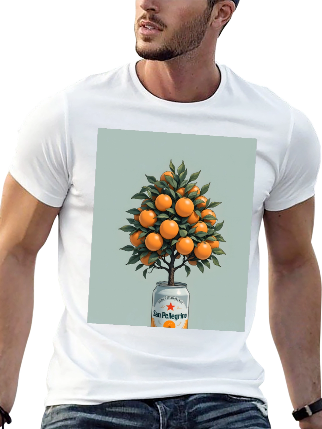 San Pellegrino Orange Tree Graphic Tee