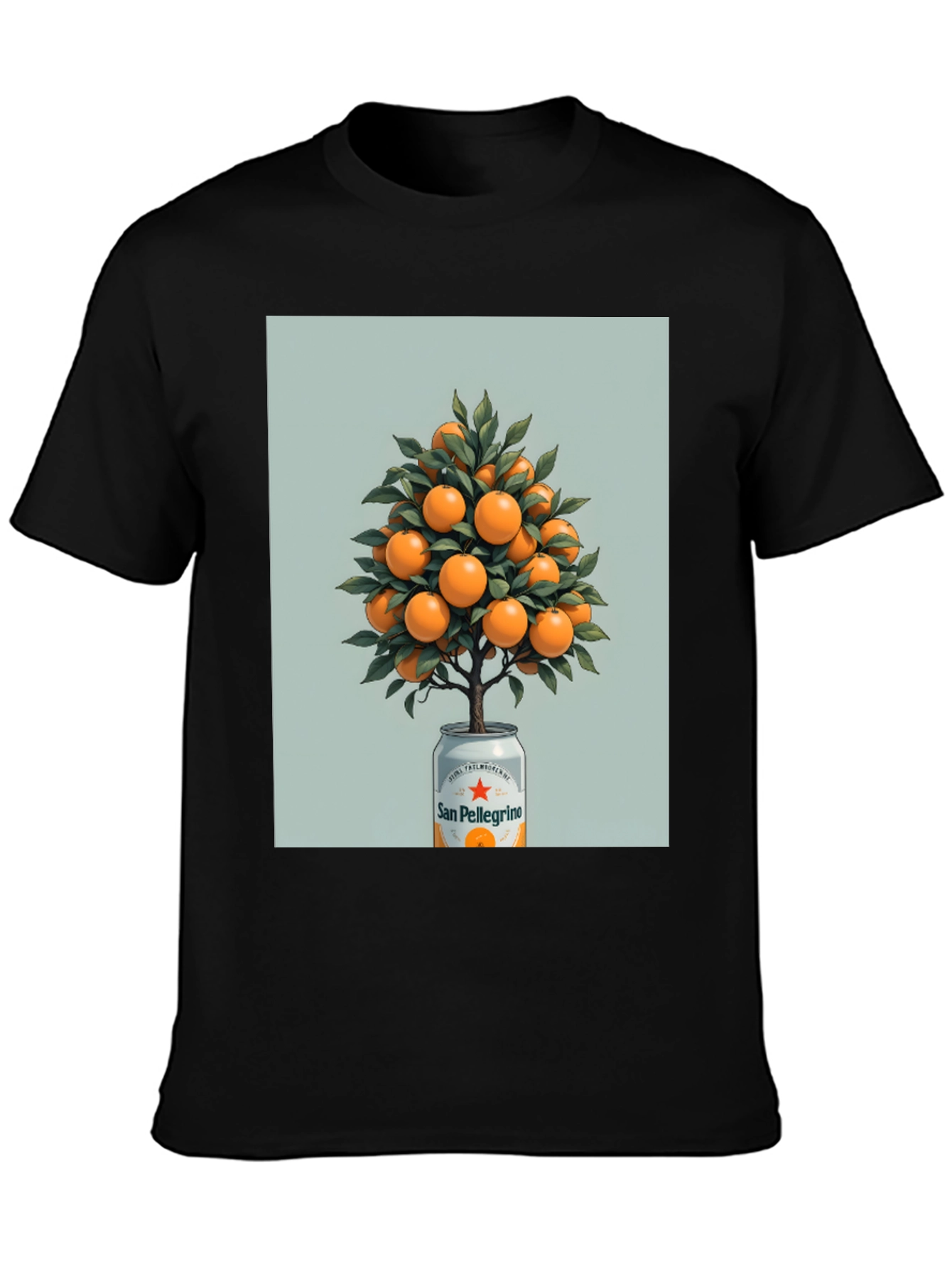 San Pellegrino Orange Tree Graphic Tee