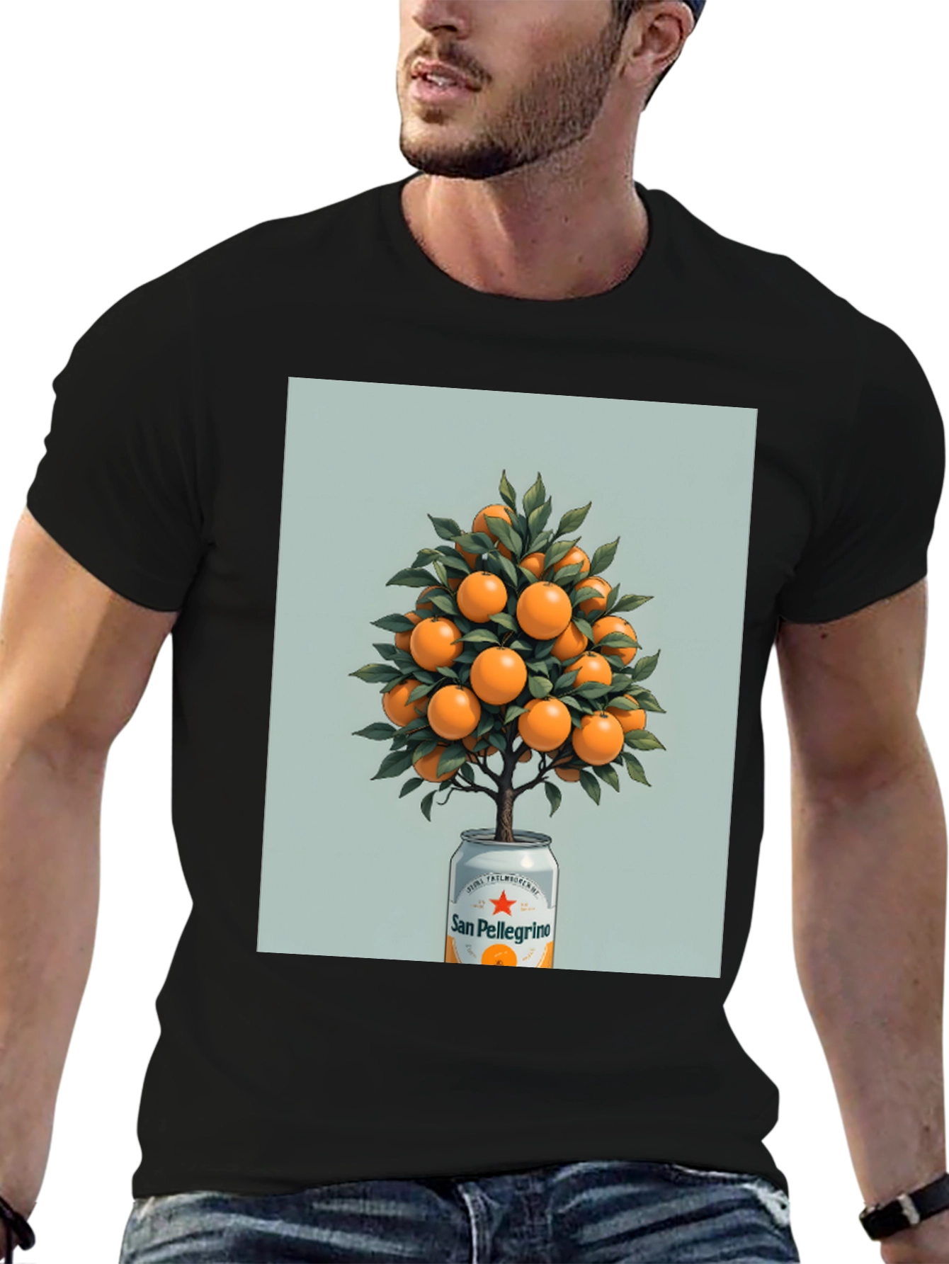 San Pellegrino Orange Tree Graphic Tee