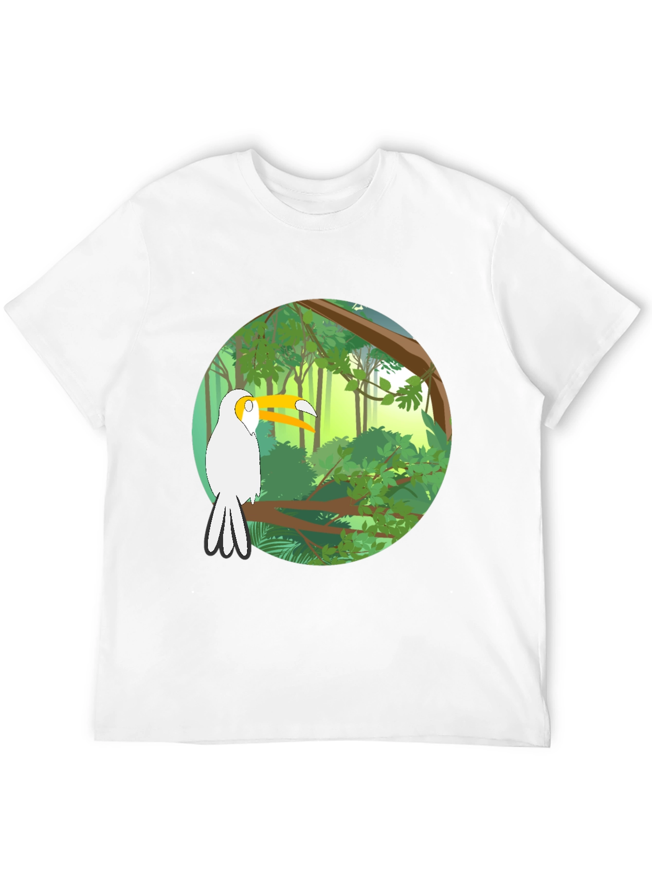 Jungle Toucan T-Shirt - Nature Inspired Tee