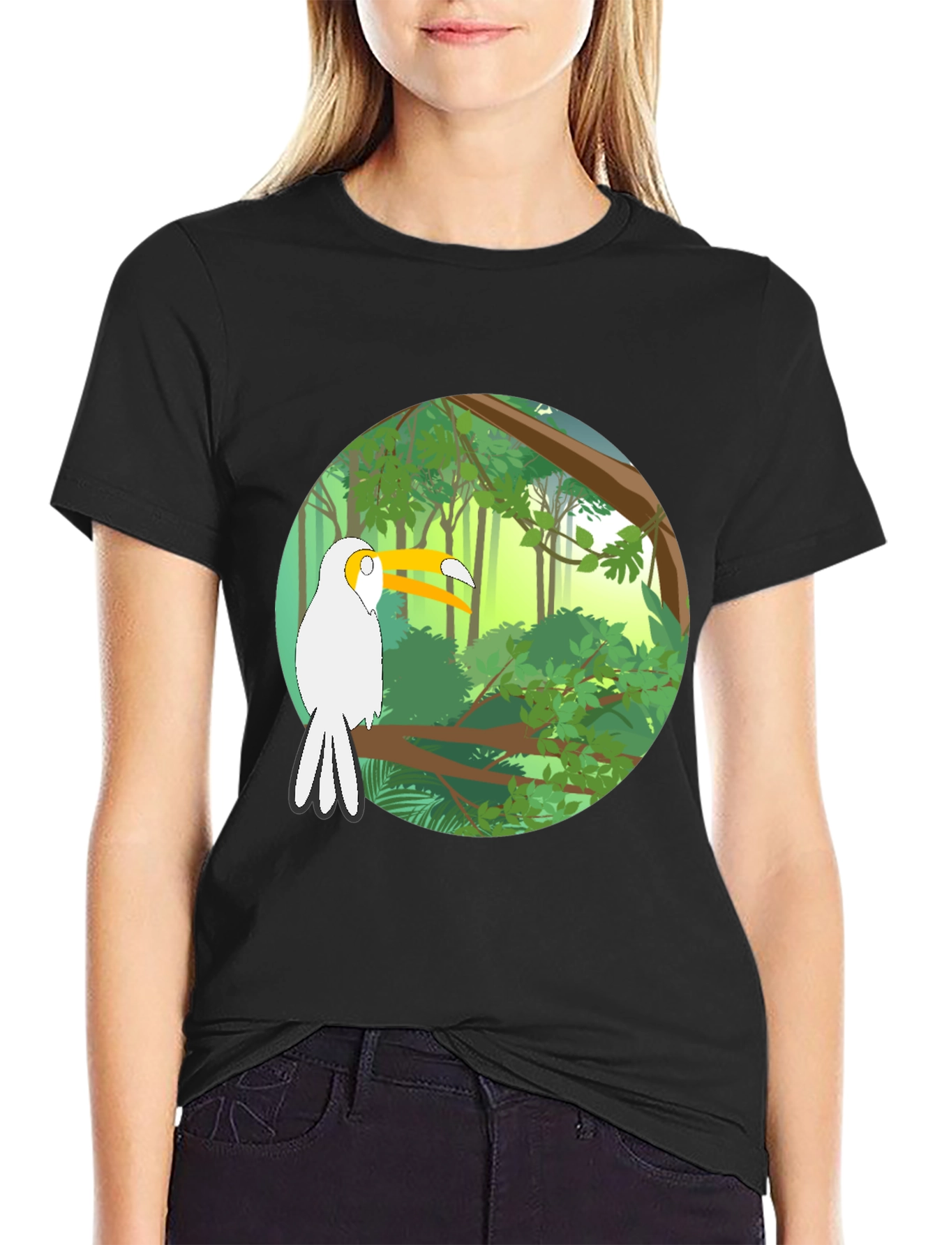Jungle Toucan T-Shirt - Nature Inspired Tee