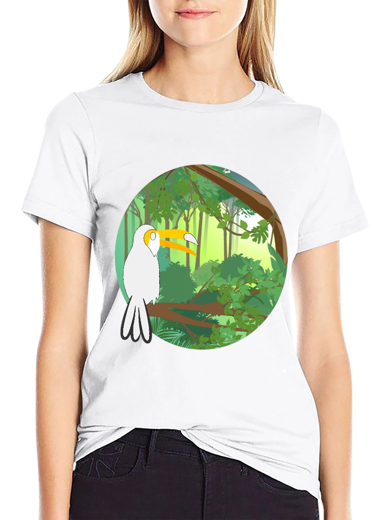 Jungle Toucan T-Shirt - Nature Inspired Tee